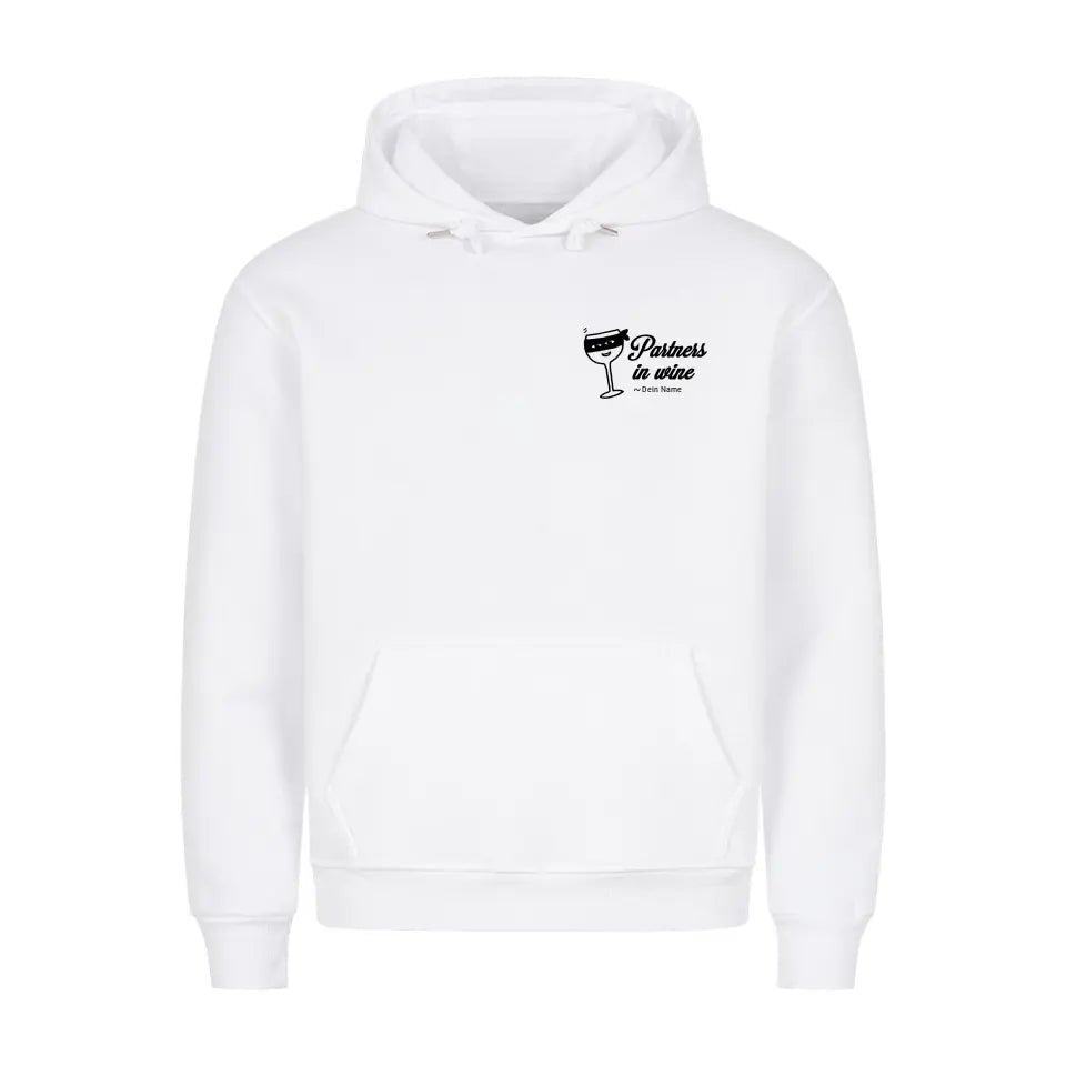PARTNERS IN WINE - Personalisierbarer Hoodie