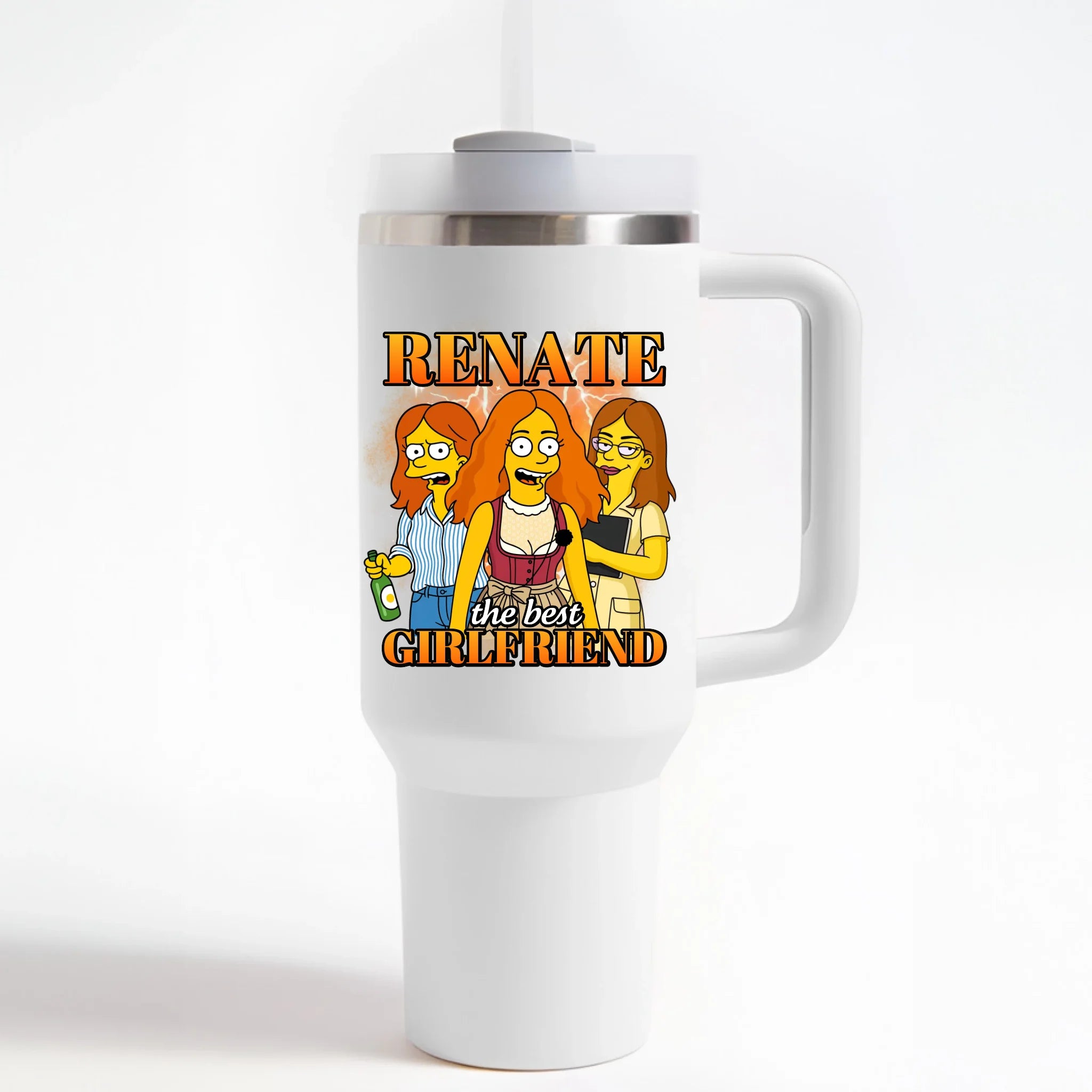 GIRLFRIEND COMIC BOOTLEG - Personalisierbarer Thermobecher