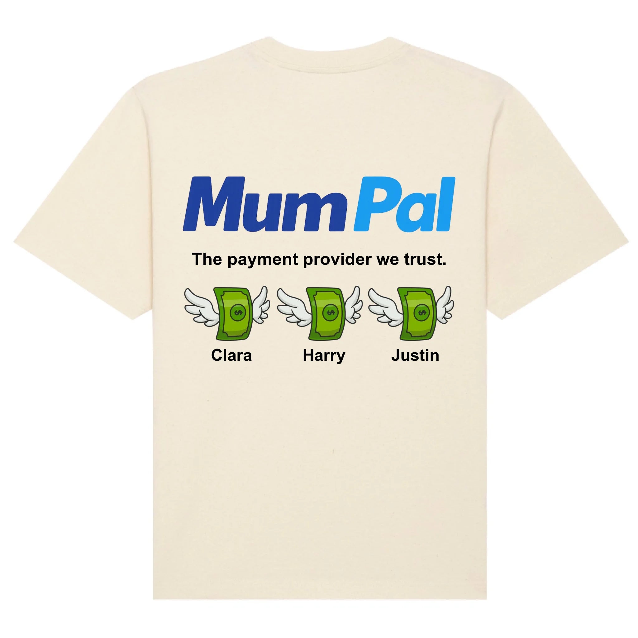 mockup shirt back natural