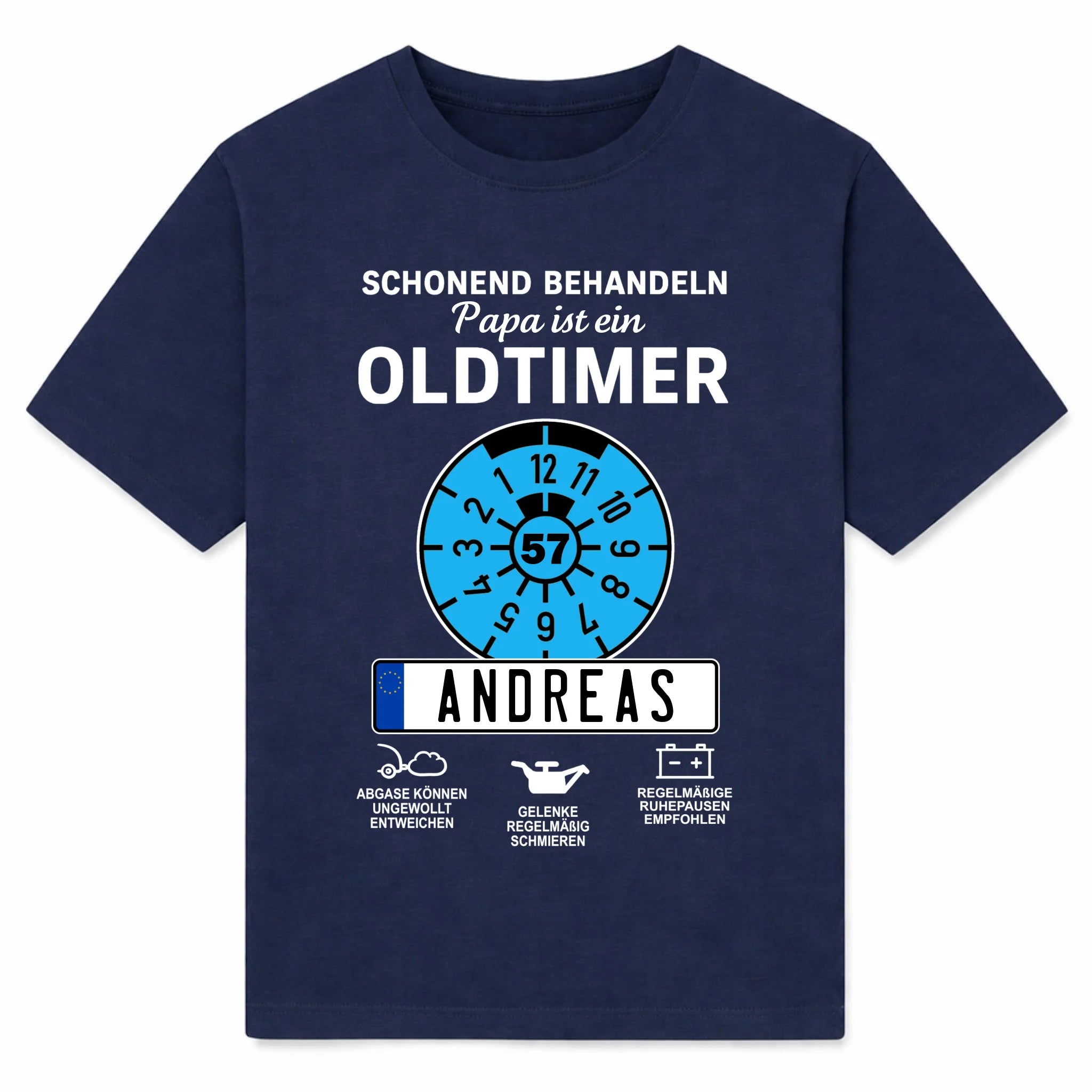 shirt front navy