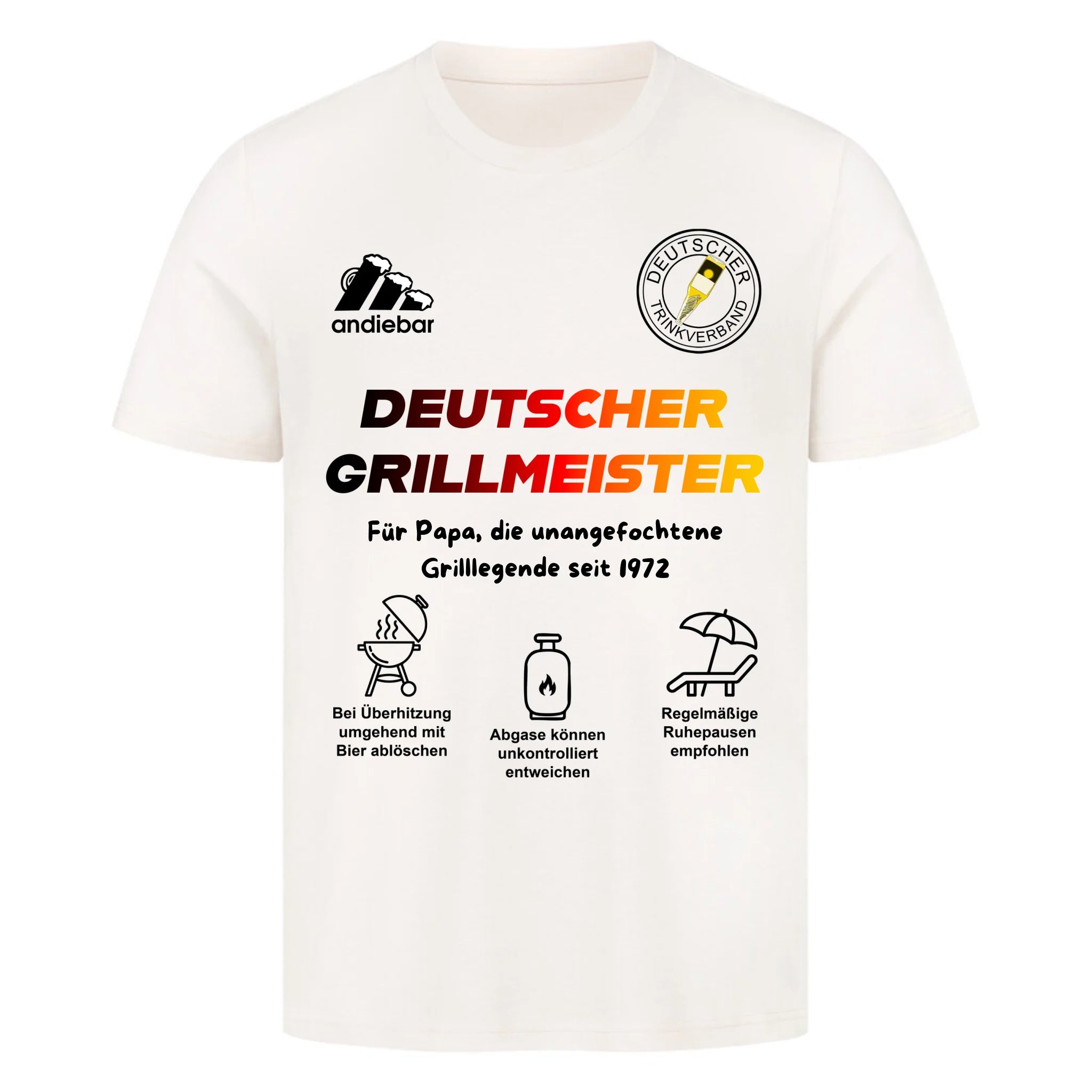 DEUTSCHER GRILLMEISTER - Personalisierbares T-Shirt