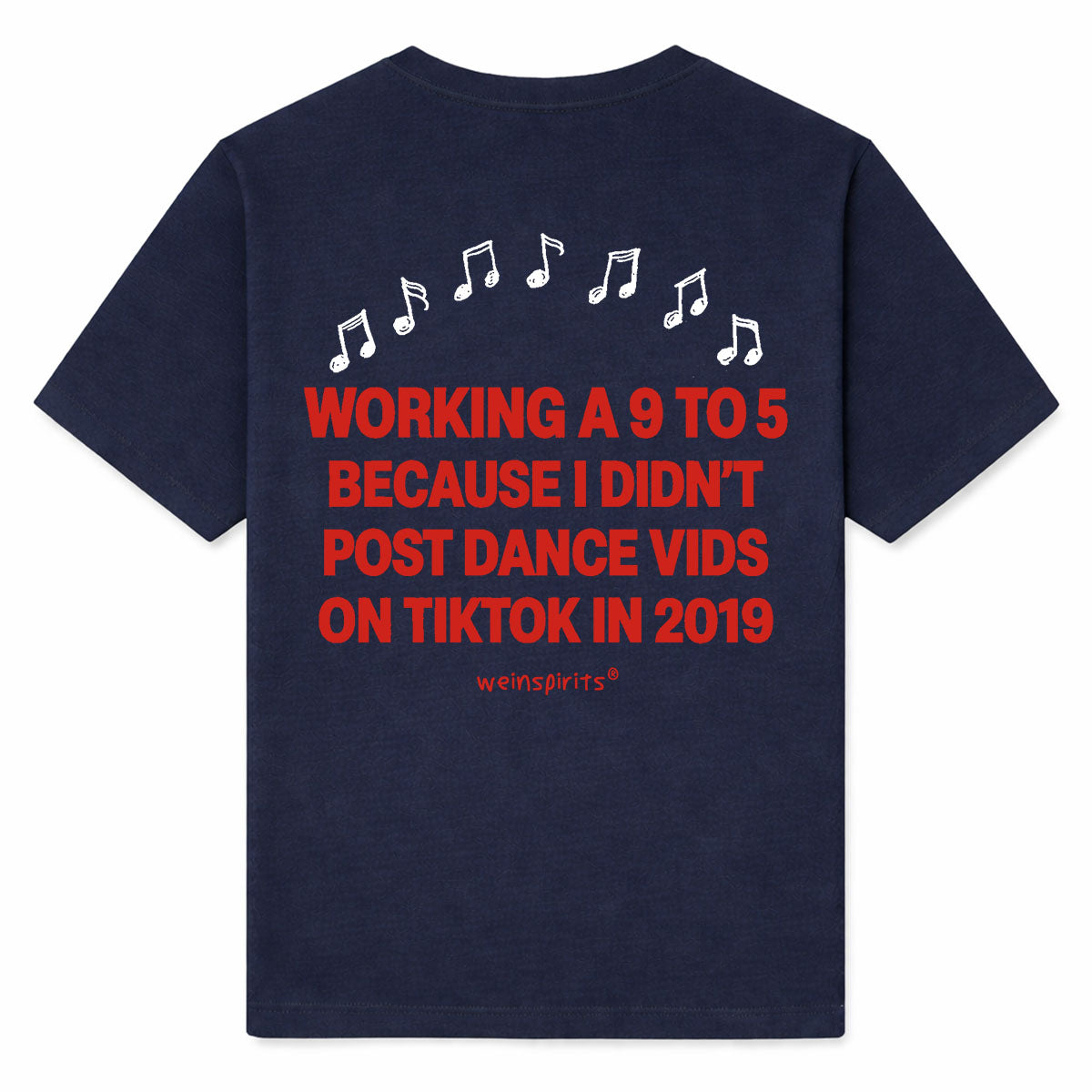 9 TO 5 DANCE VIDS - Premium T-Shirt Backprint