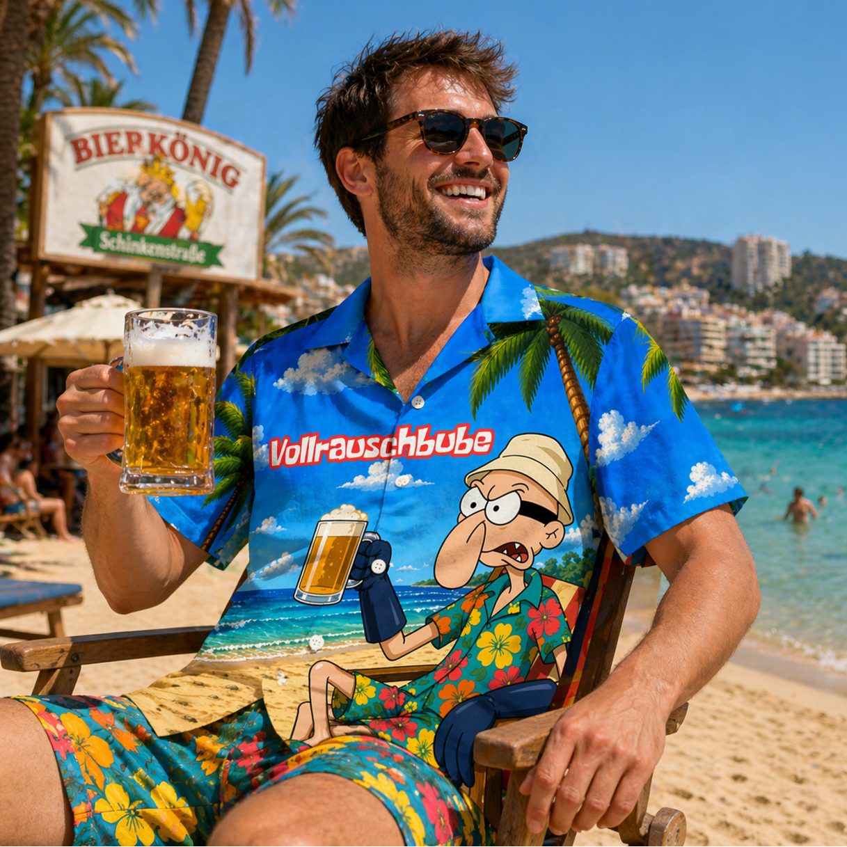 VOLLRAUSCHBUBE - Premium Hawaiihemd