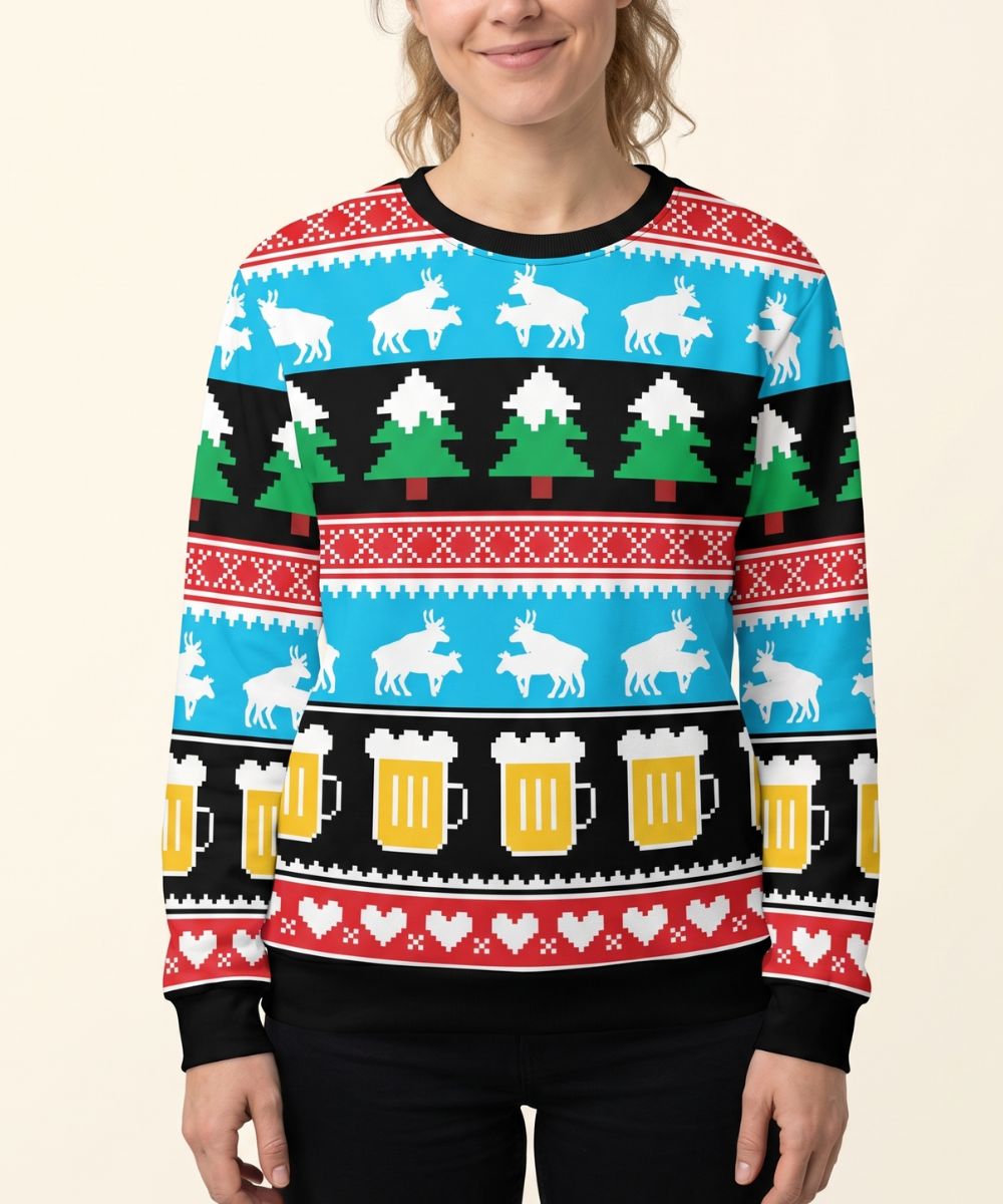 HOLIDAY PATTERN - Pull de Noël Signature