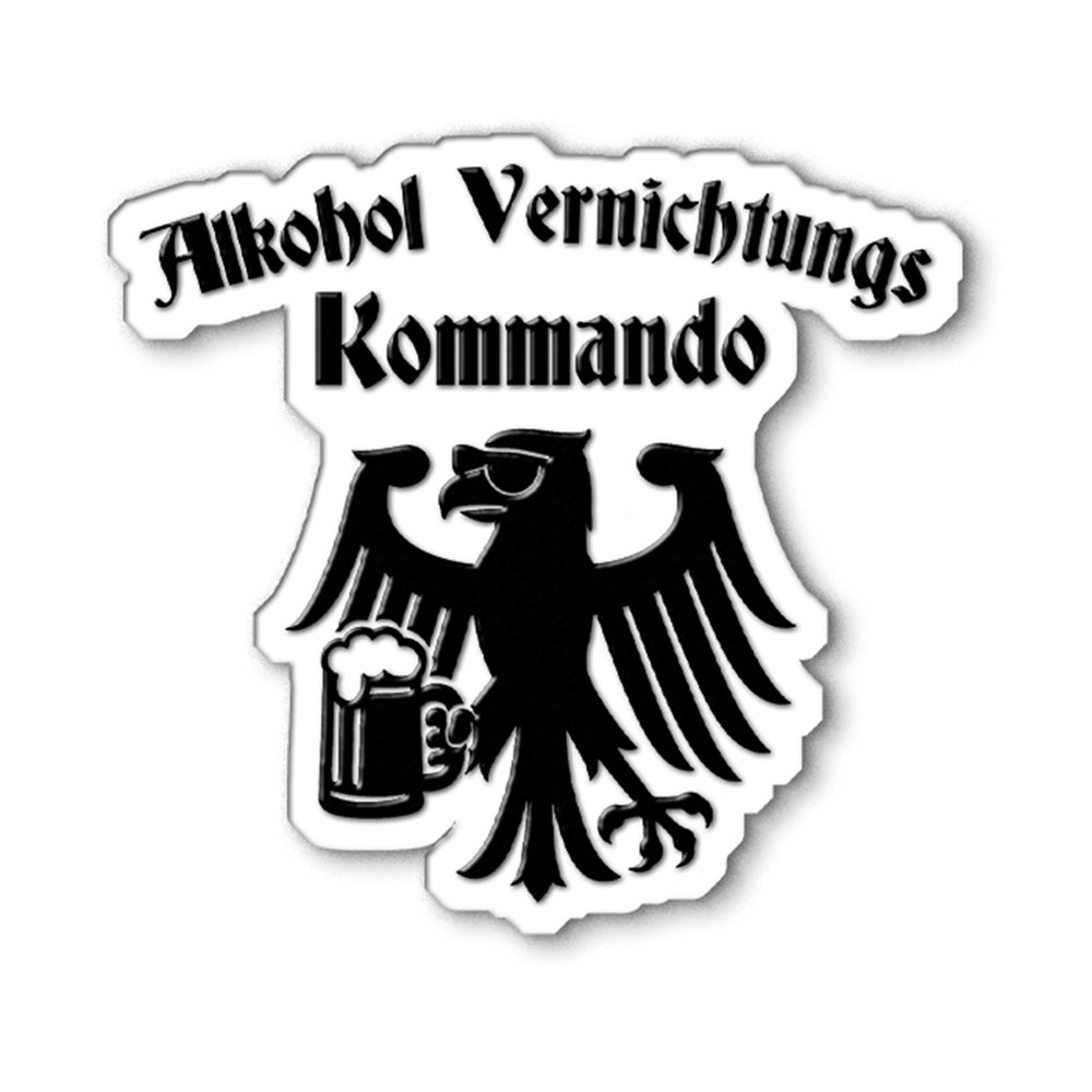 ALKOHOL VERNICHTUNGSKOMMANDO - Trachten-Anstecker