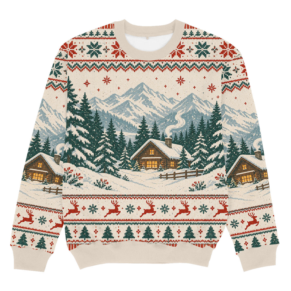 COZY CABIN - Pull de Noël Signature