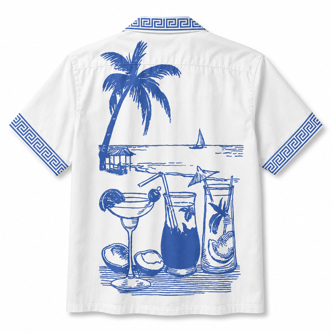 DAYDREAM AT THE BAR - Premium Hawaiihemd