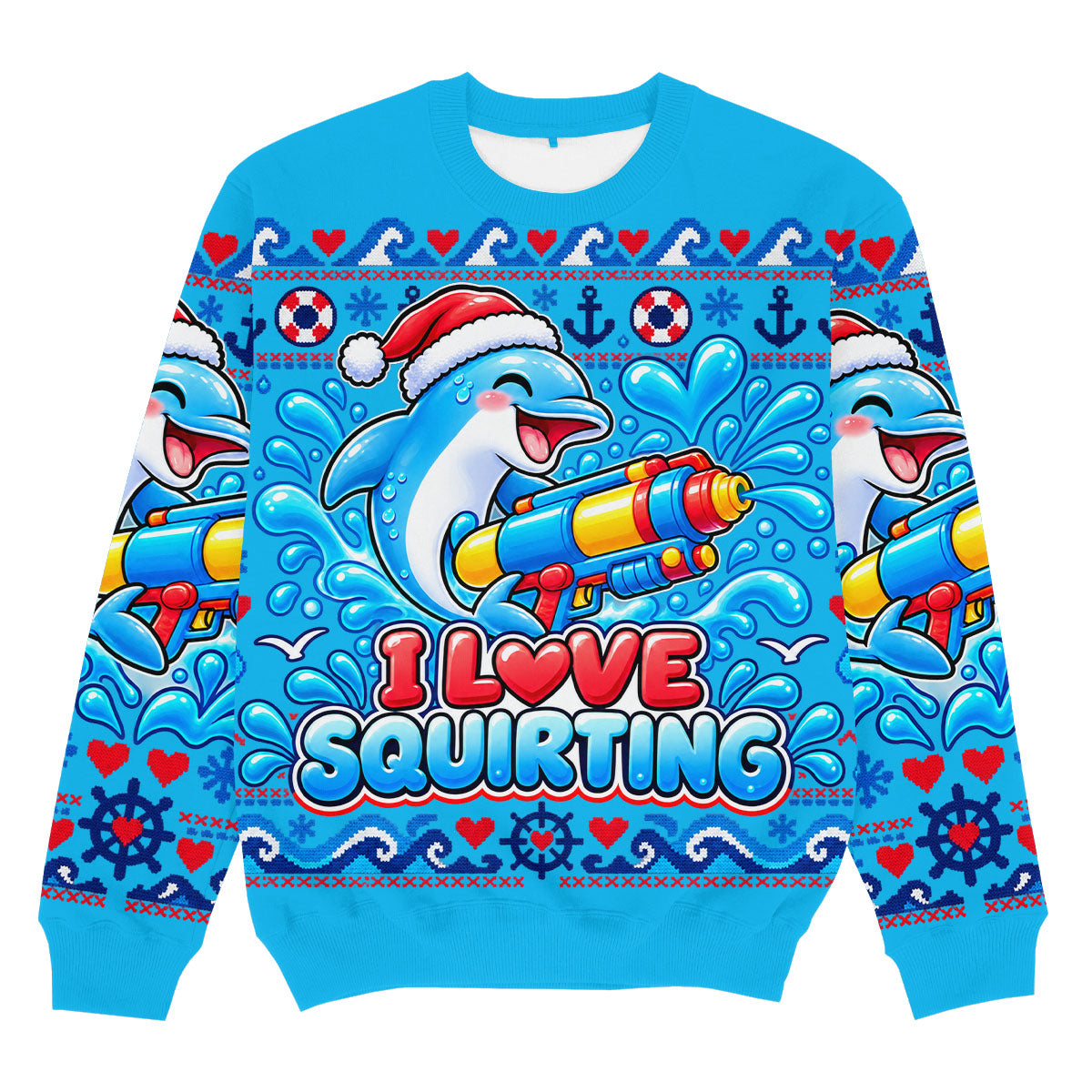 I LOVE SQUIRTING - Maglione Natalizio Signature