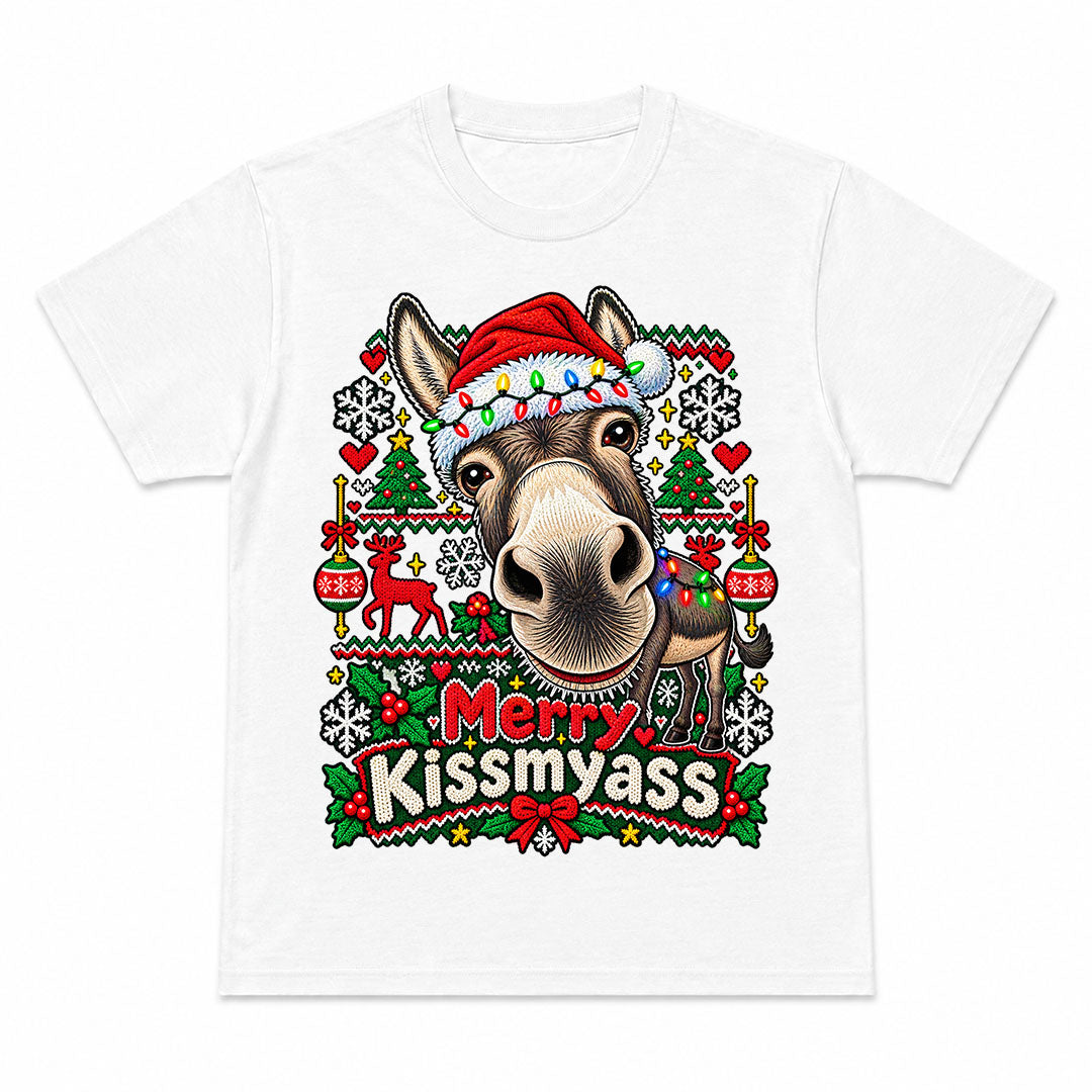 MERRY KISSMYASS - Christmas Tee