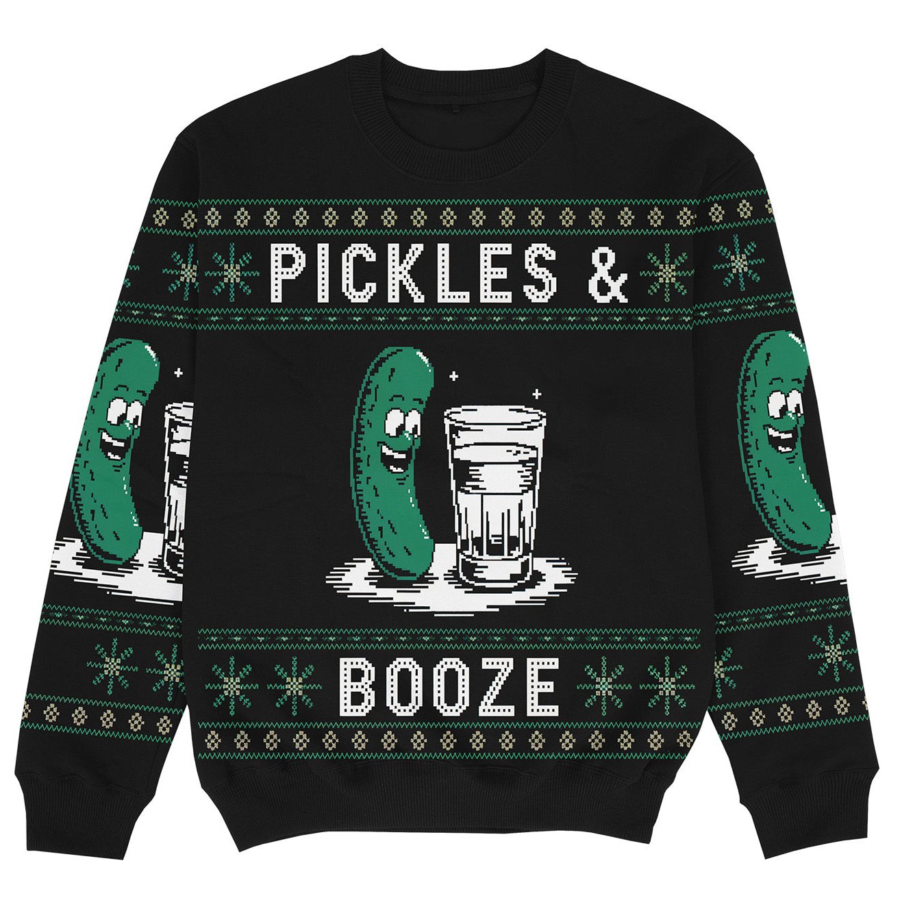 PICKLES & BOOZE - Christmas Ugly Sweater