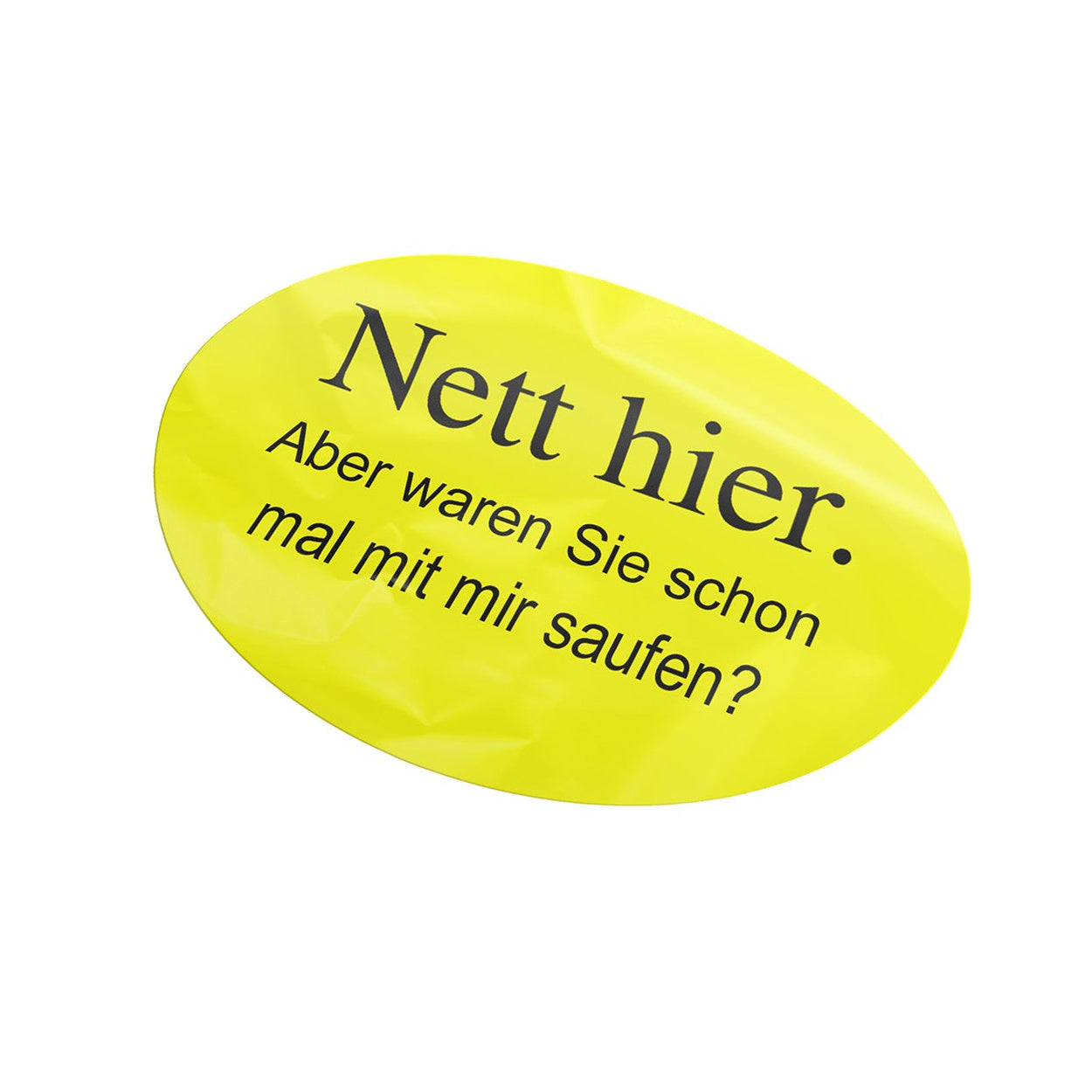 NETT HIER - Sticker
