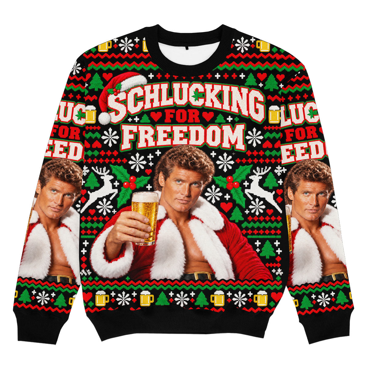 SCHLUCKING FOR FREEDOM - Pull de Noël Signature