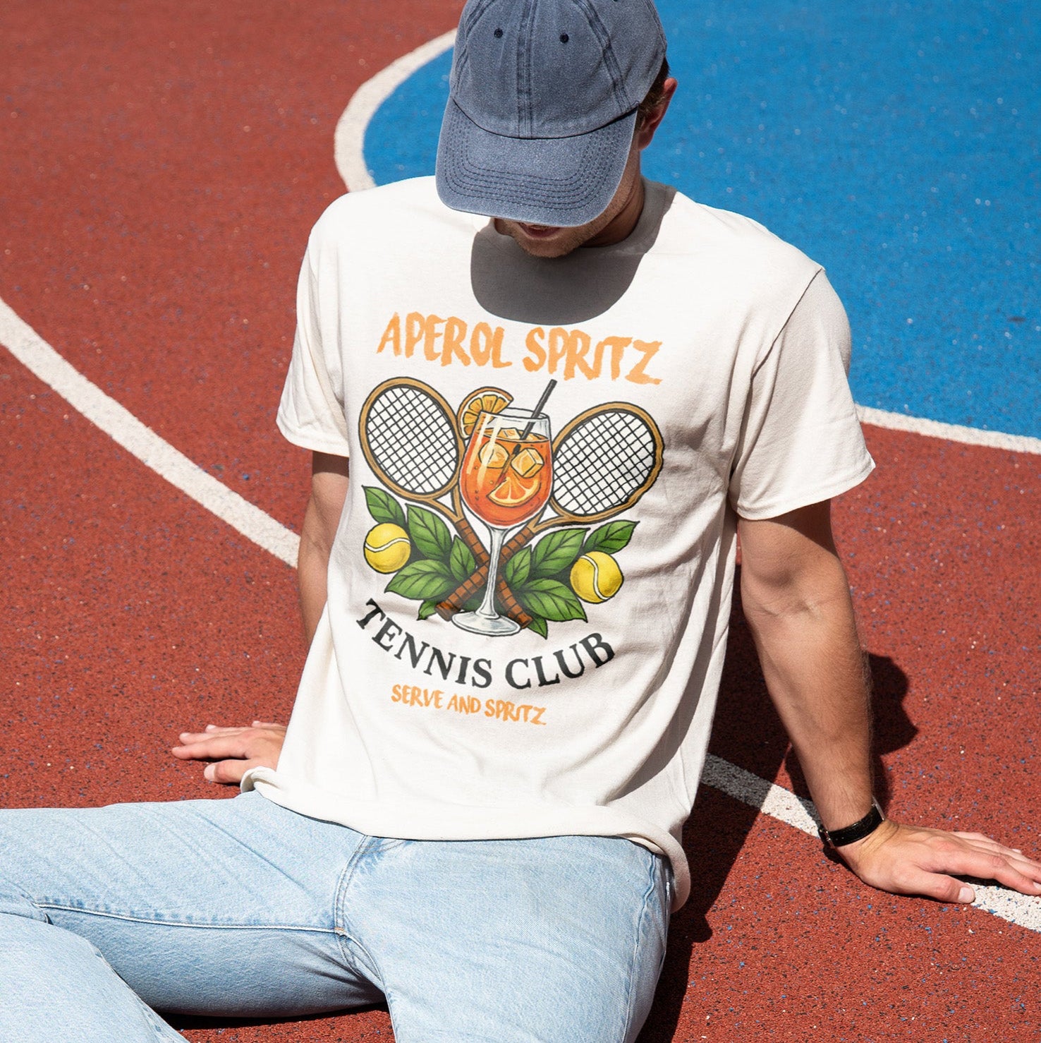 APEROL SPRITZ TENNIS CLUB - Premium Shirt Unisex