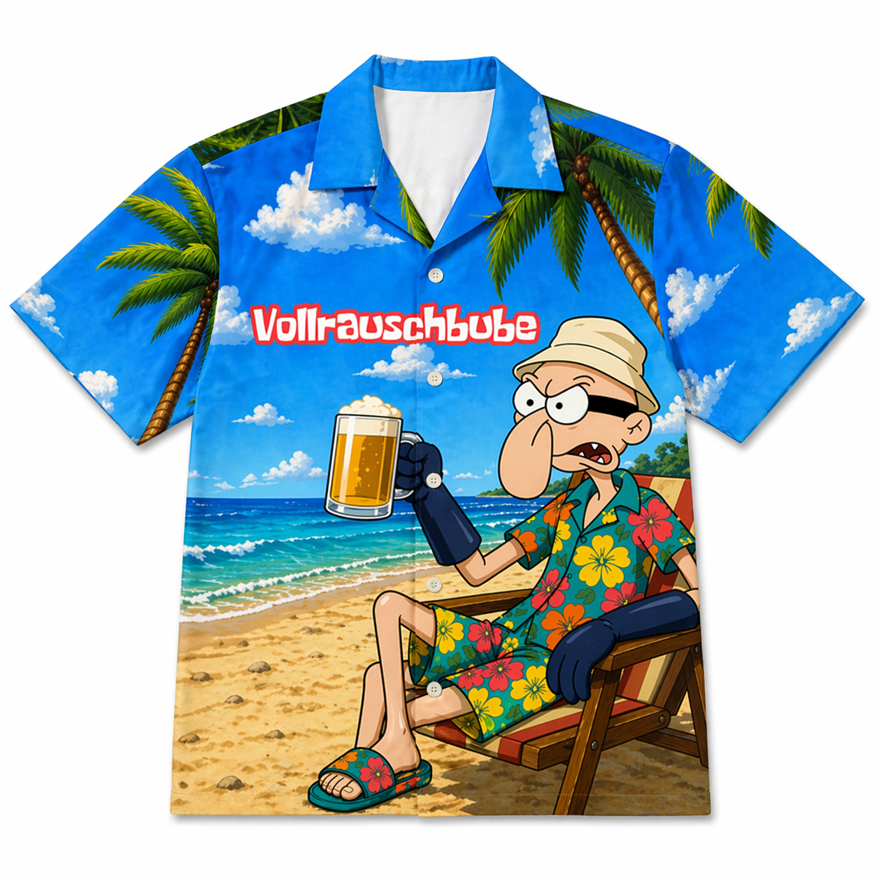 VOLLRAUSCHBUBE - Premium Hawaiihemd