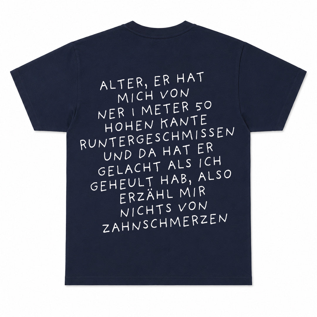 ZAHNSCHMERZEN - Premium T-Shirt Backprint