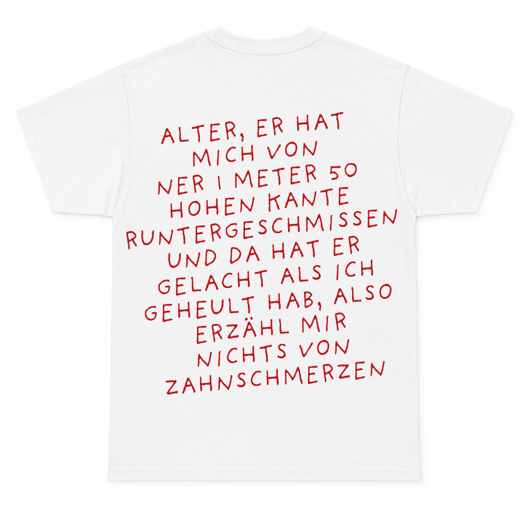 ZAHNSCHMERZEN - Premium T-Shirt Backprint