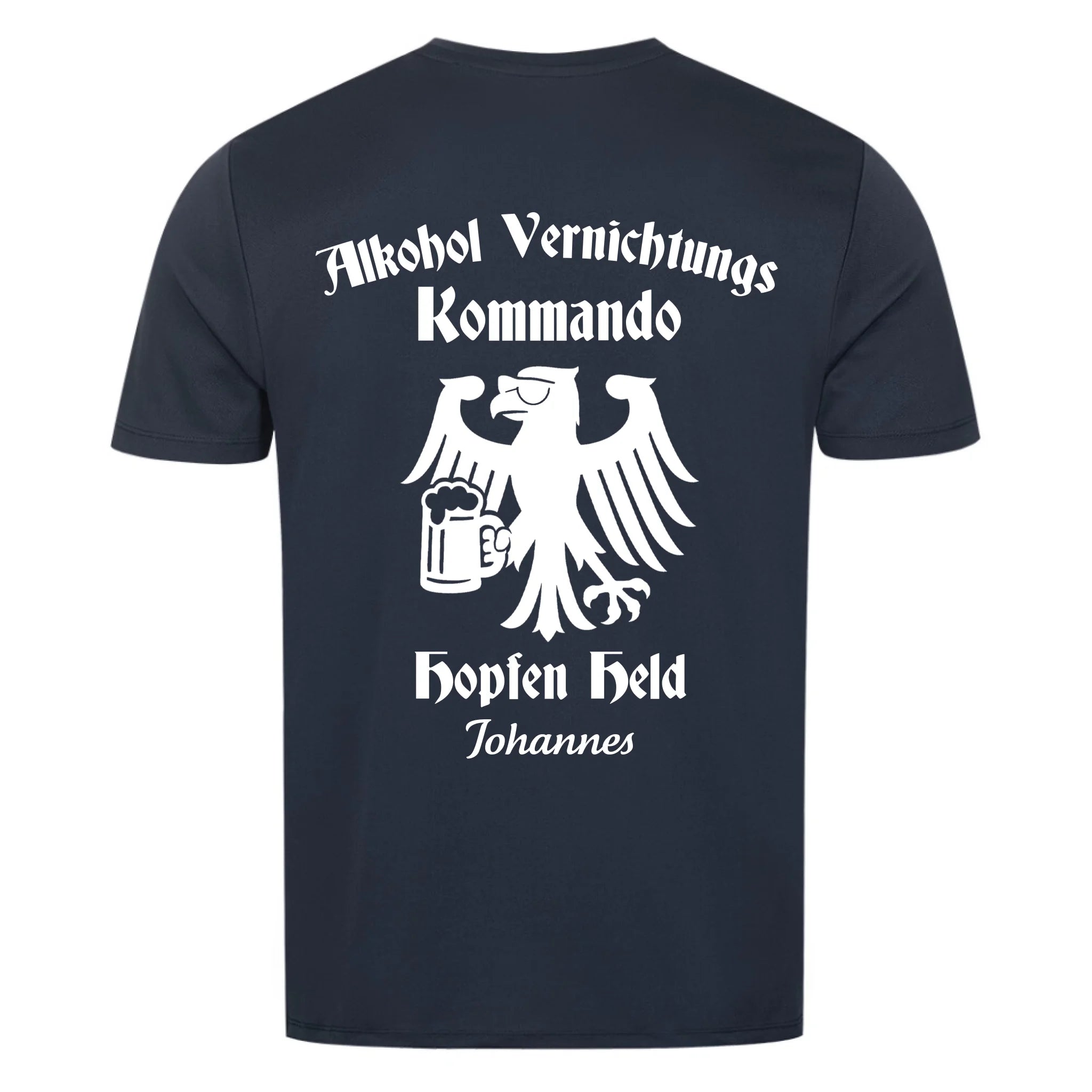 ALKOHOL VERNICHTUNGSKOMMANDO - Personalisierbares Sport Trikot