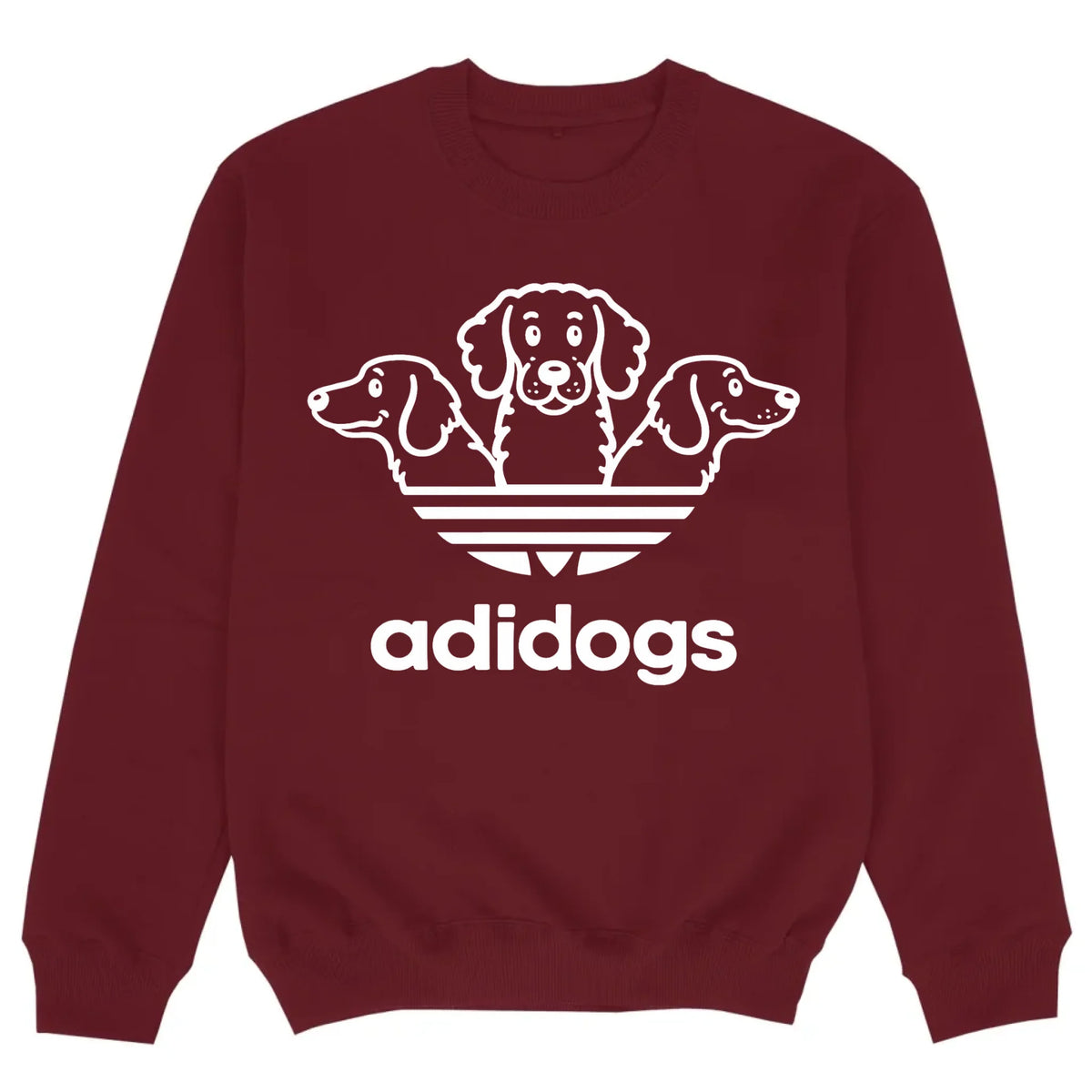 mockup sweater burgund