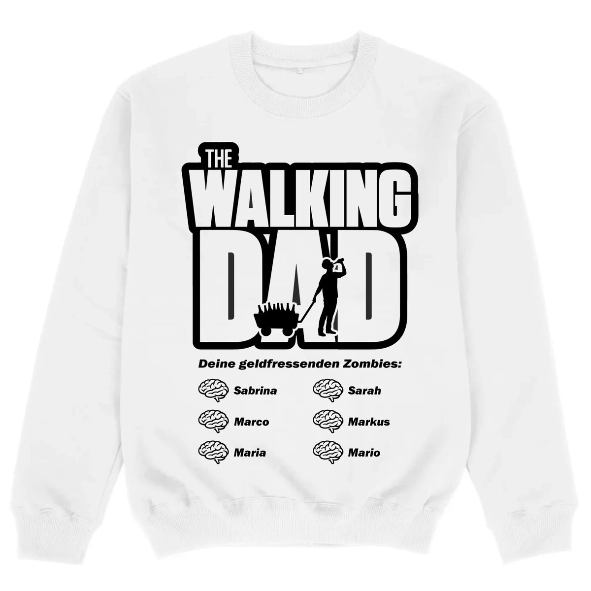 mockup sweater white