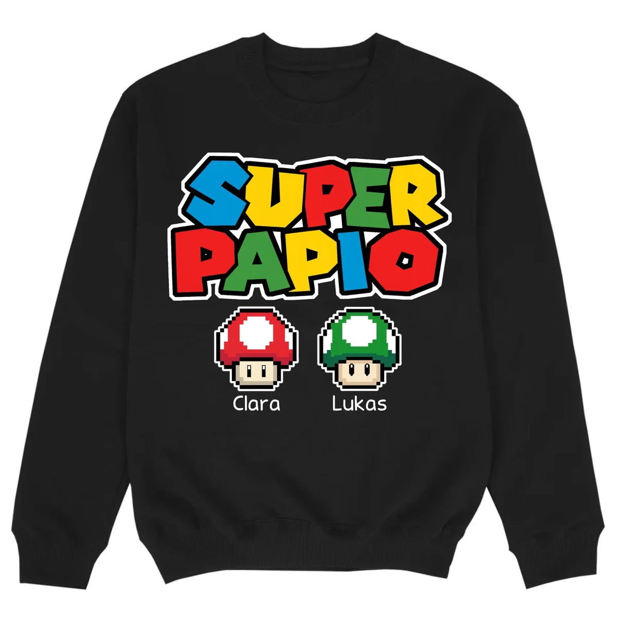 mockup sweater black