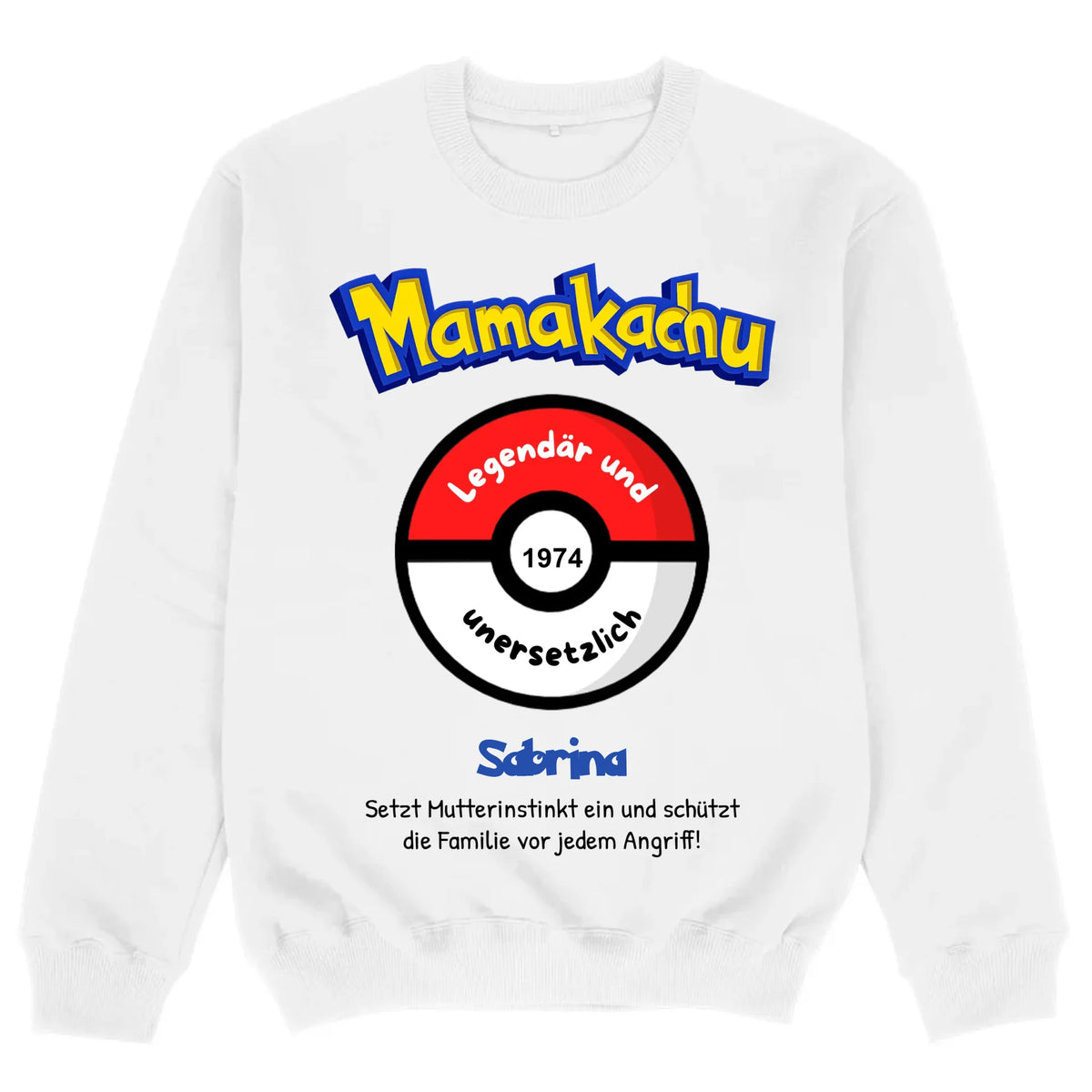 mockup sweater white