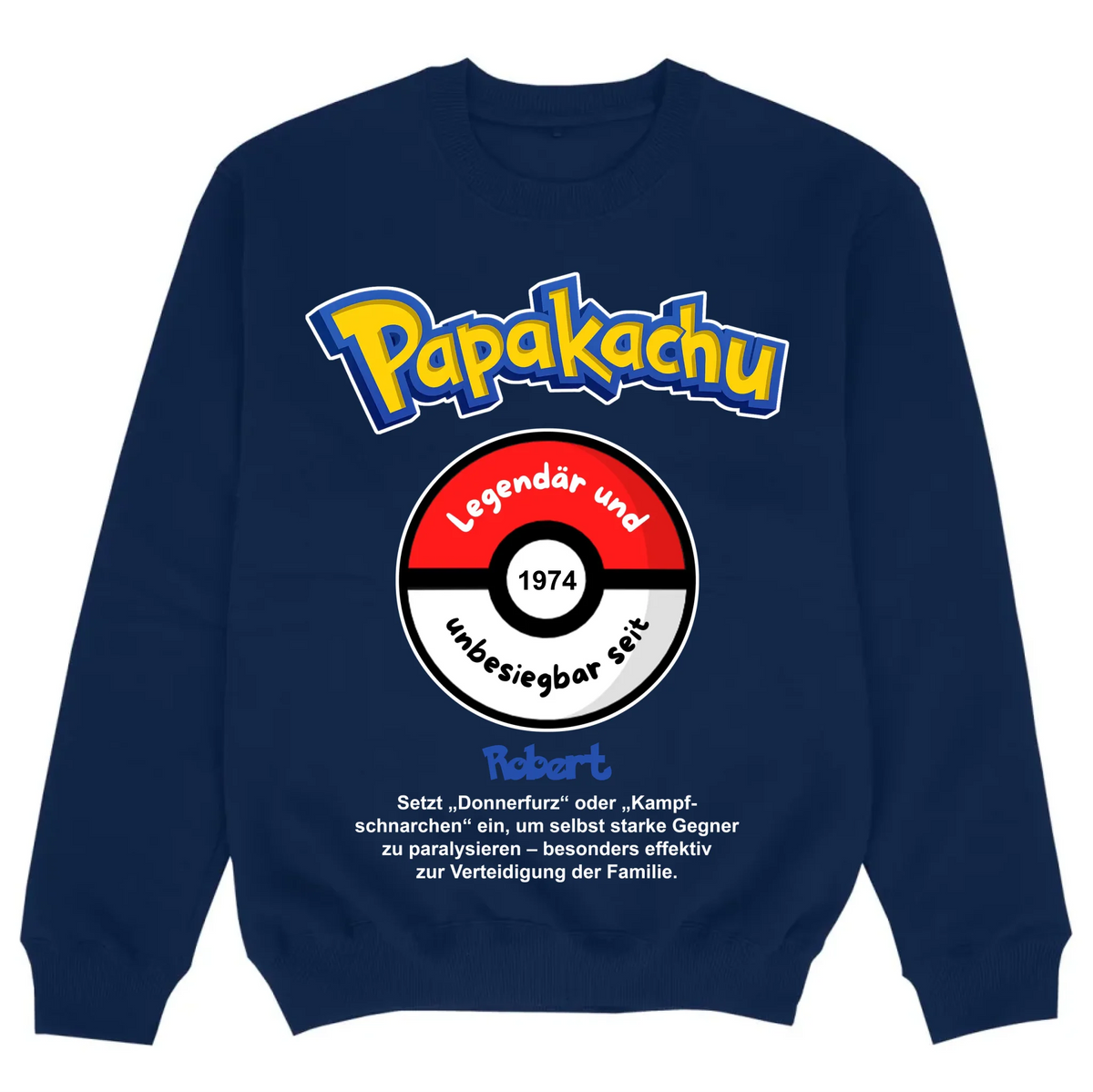 mockup sweater navy