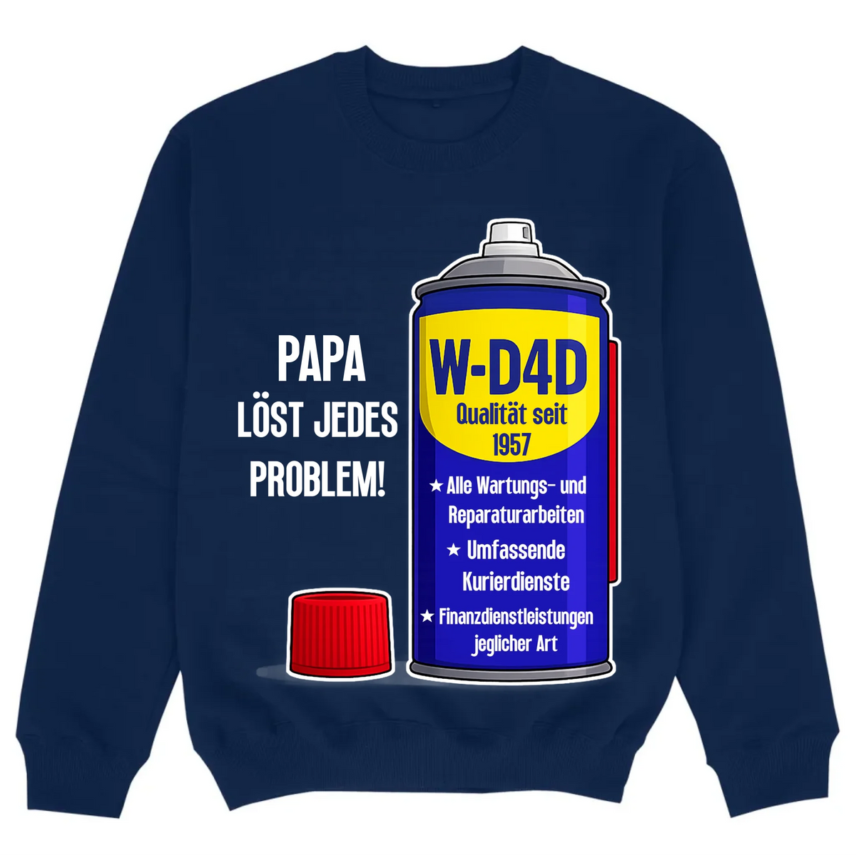 mockup sweater navy