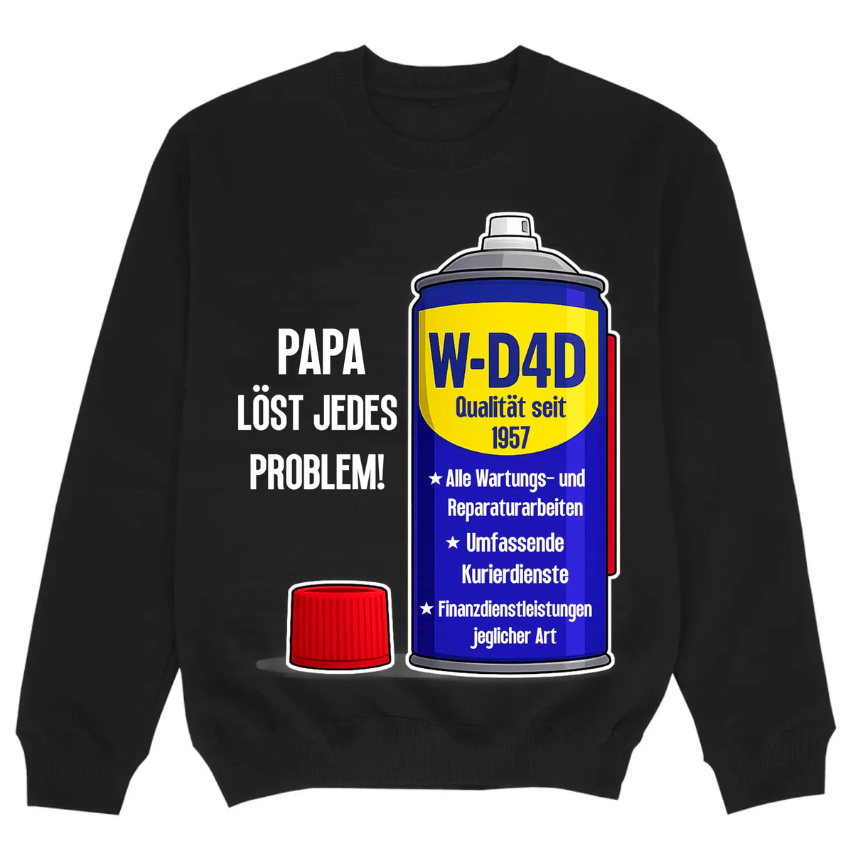 mockup sweater black