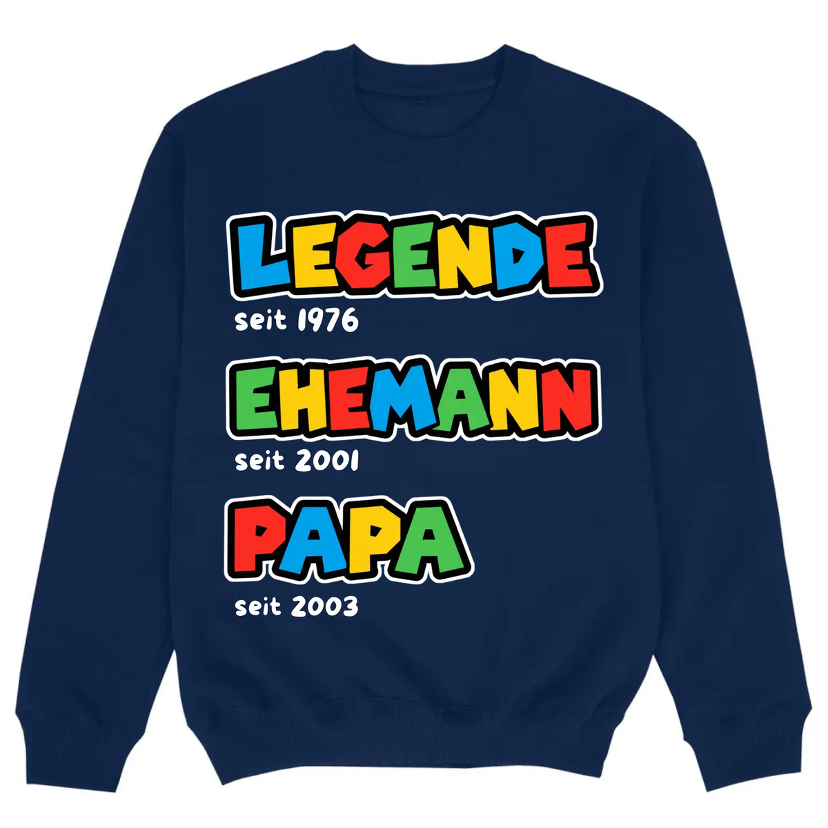 mockup sweater navy