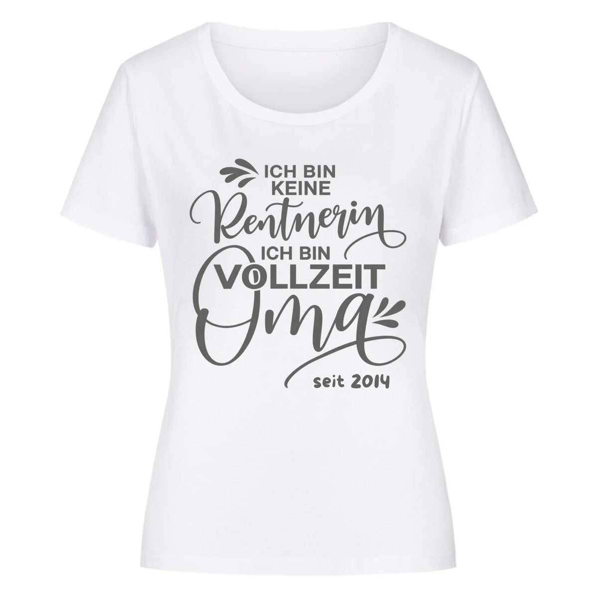 OMA VOLLZEIT - Personalisierbares T-Shirt Damen