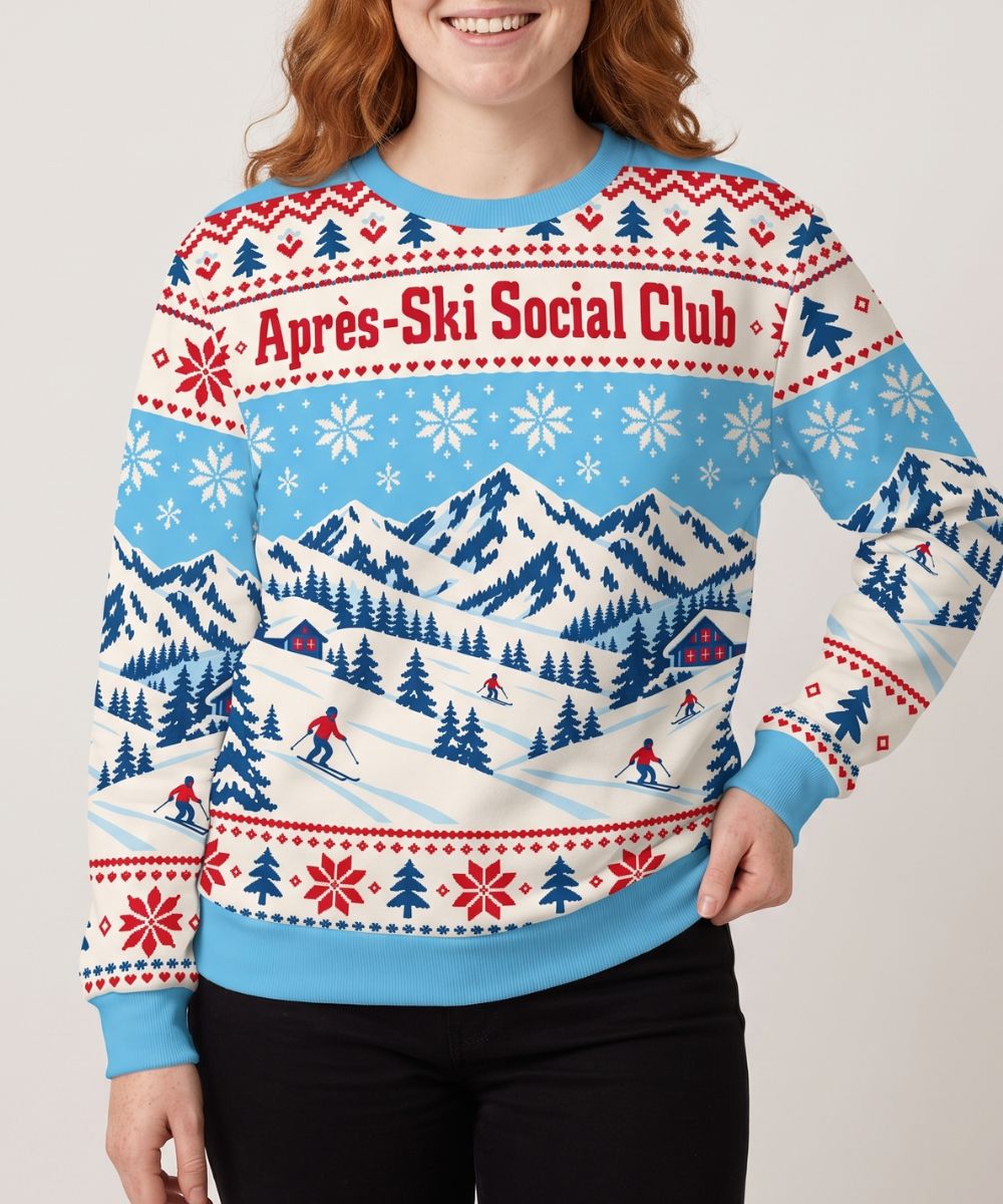APRES SKI SOCIAL CLUB - Jersey Navideño Signature