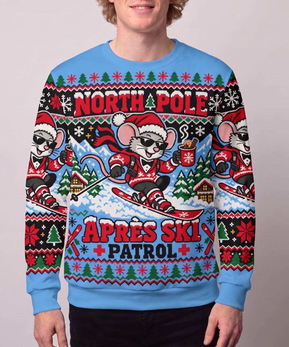 NORTH POLE APRES SKI PATROL - Jersey Navideño Signature