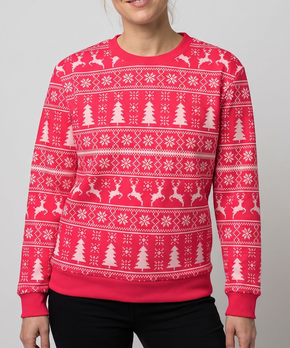 REINDEERS RED - Pull de Noël Signature