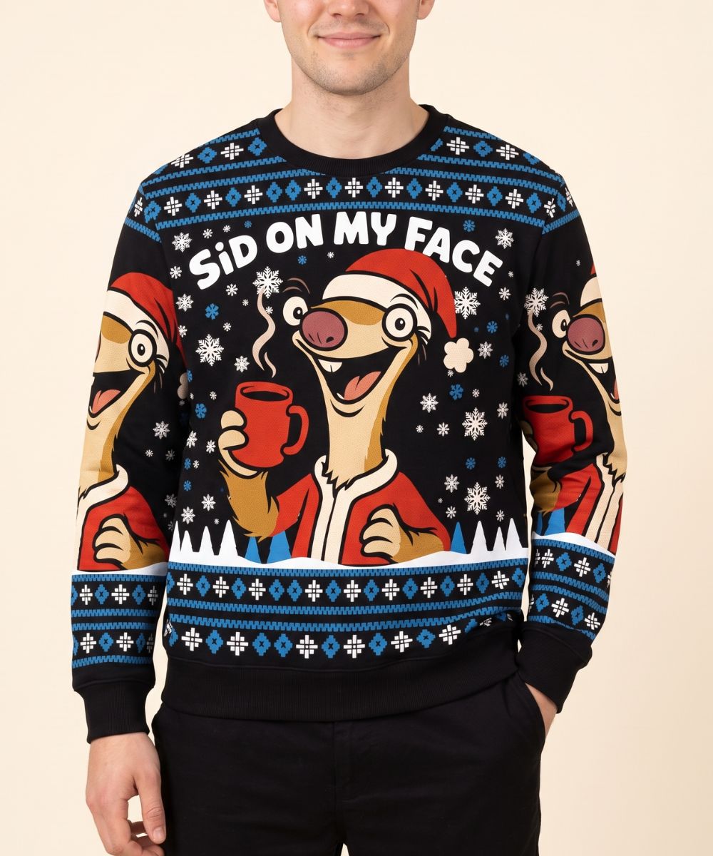 SID ON MY FACE - Signature Christmas Sweater