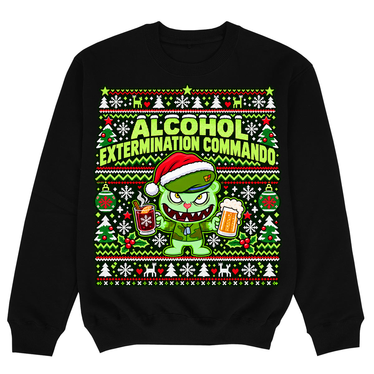 ALCOHOL COMMANDO - Premium Sweater