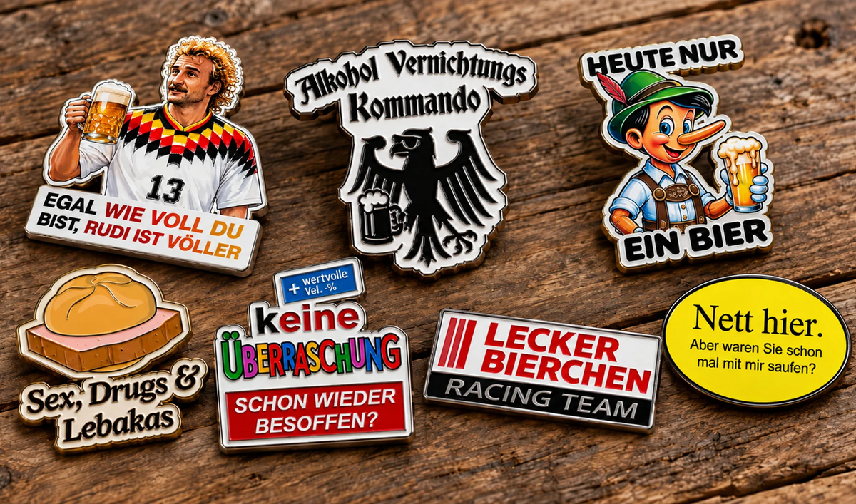 Pins à messages sur une table en bois