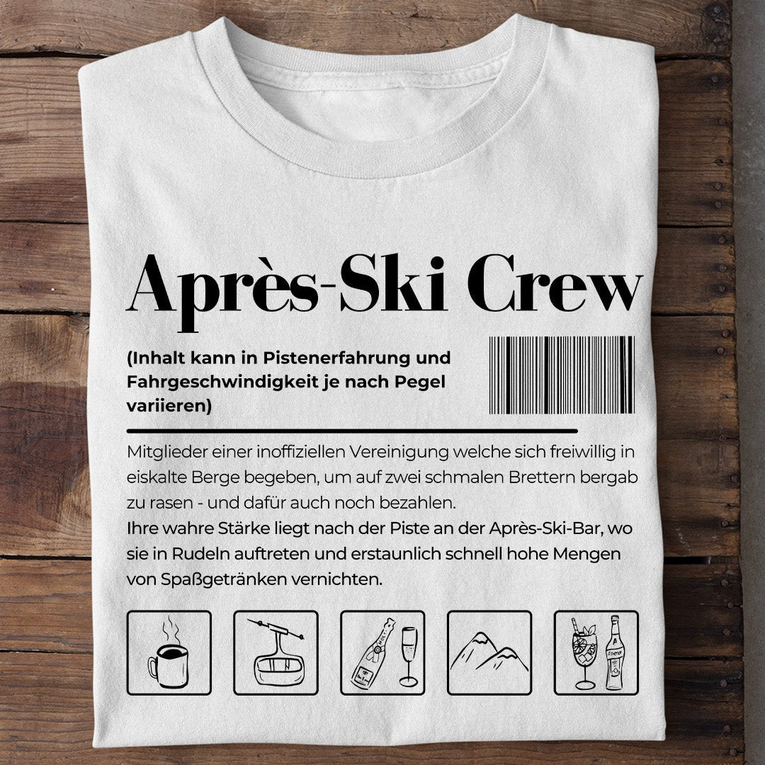 APRES SKI CREW - Premium Shirt Unisex