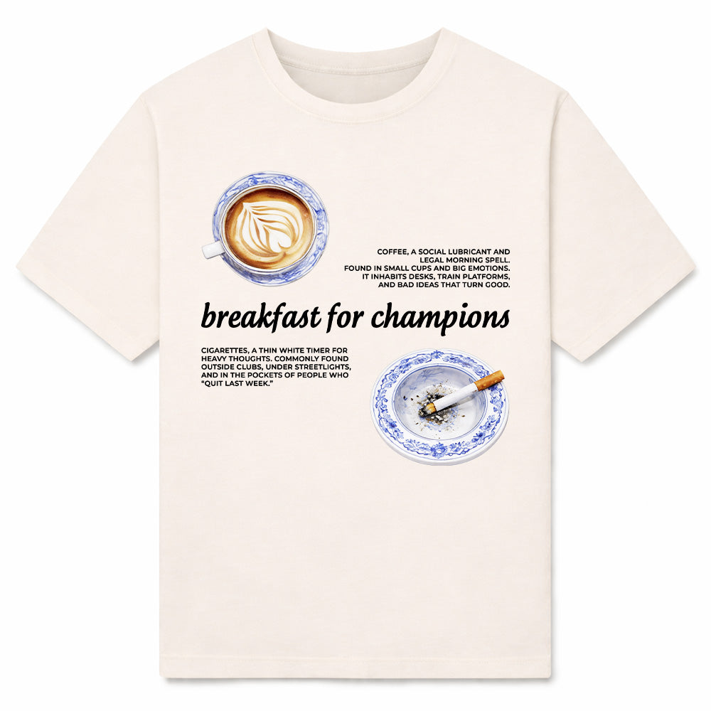BREAKFAST FOR CHAMPIONS - Premium Shirt Unisex
