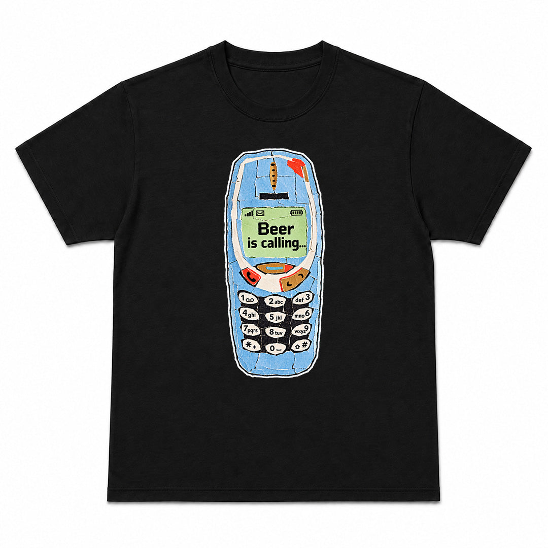 BEER IS CALLING - Camiseta Premium Unisex