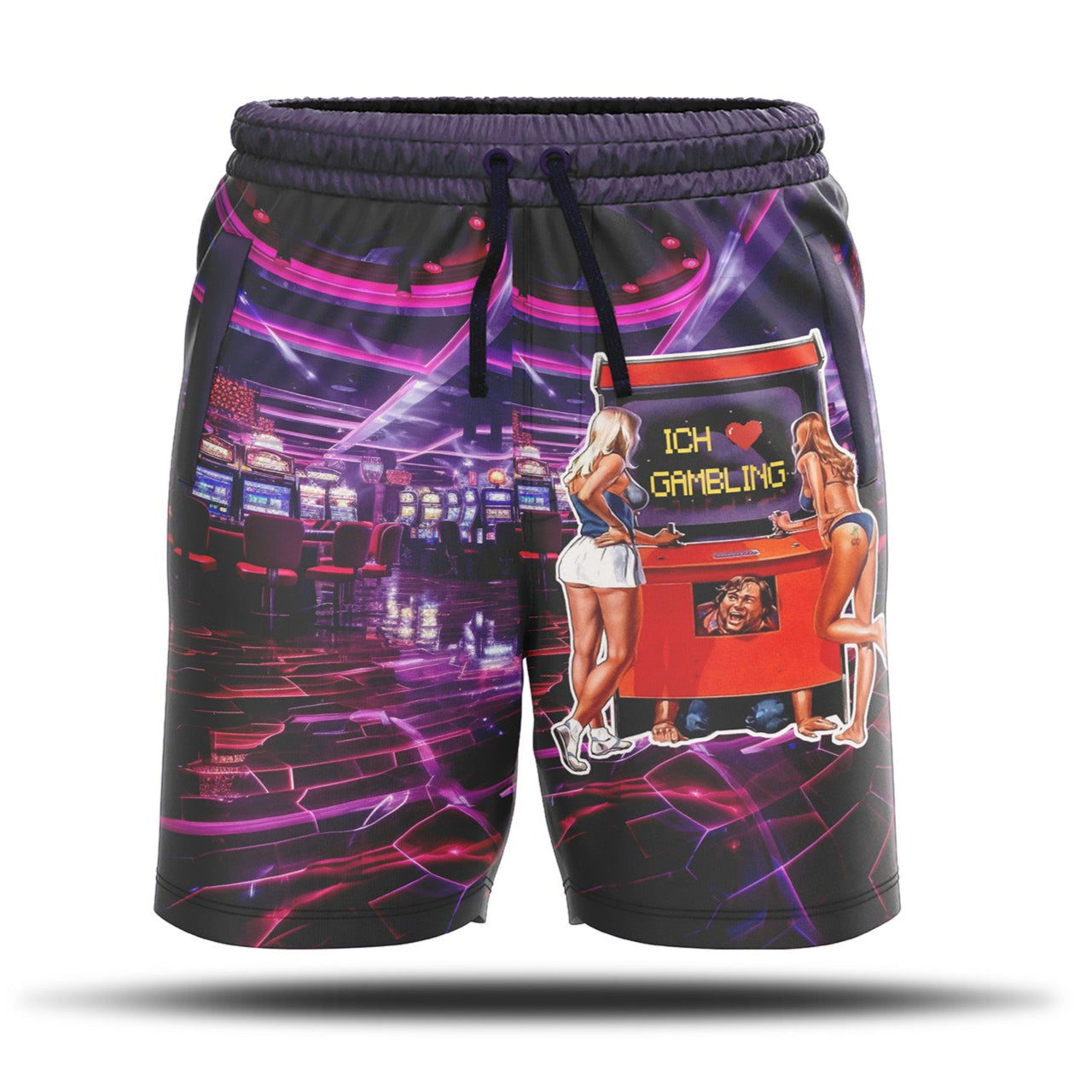 I LOVE GAMBLING - Fullprint Badeshort