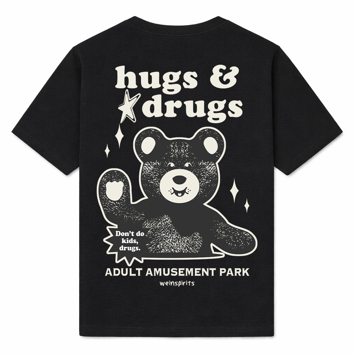 ADULT AMUSEMENT PARK - Premium T-Shirt Backprint