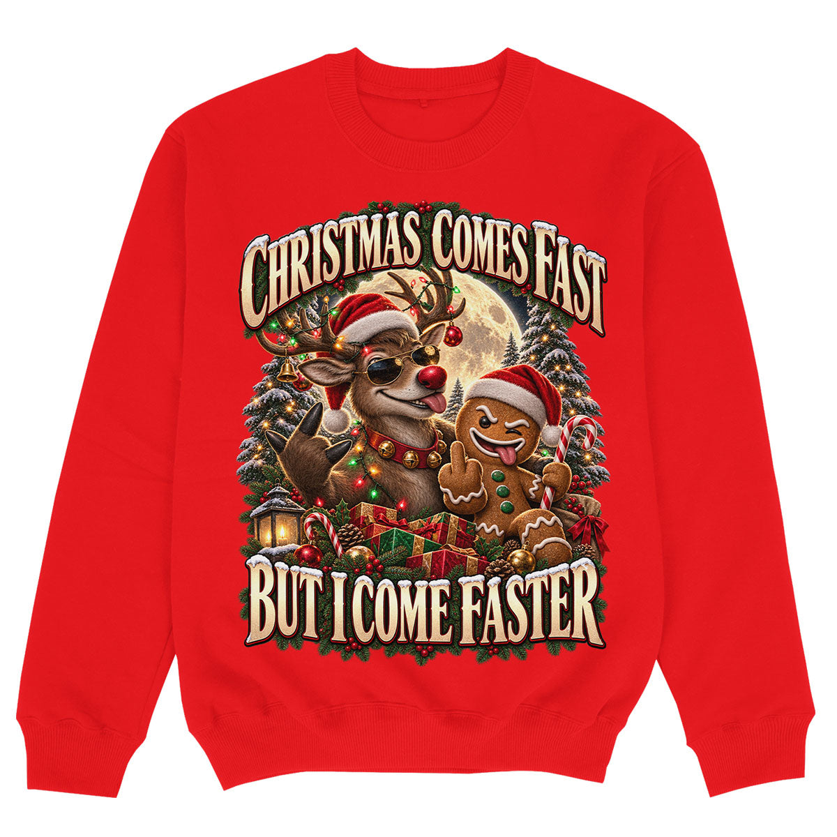 CHRISTMAS COMES FAST - Premium Sweater