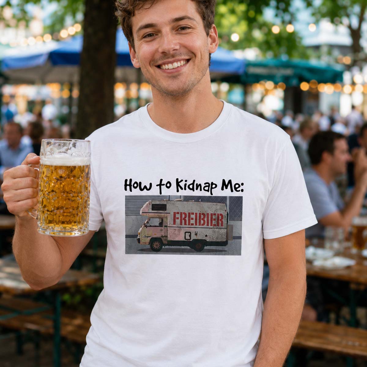 HOW TO KIDNAP ME - Premium T-Shirt Unisex