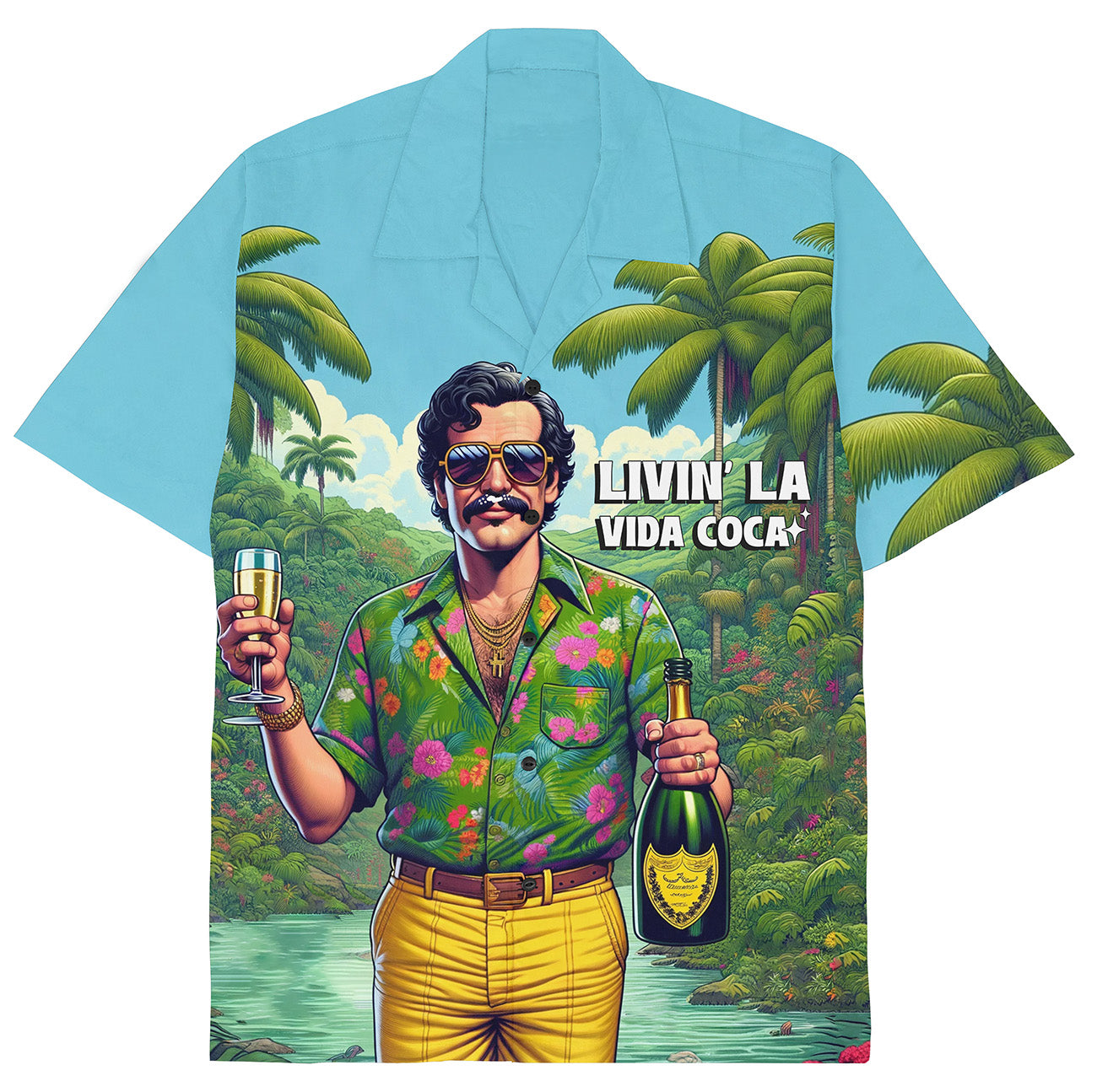 LA VIDA COCA - Hawaii Hemd