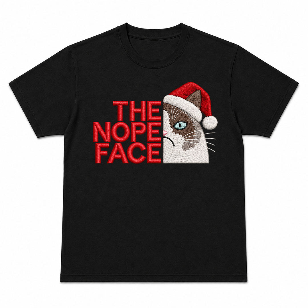 THE NOPE FACE - Kerst T-Shirt
