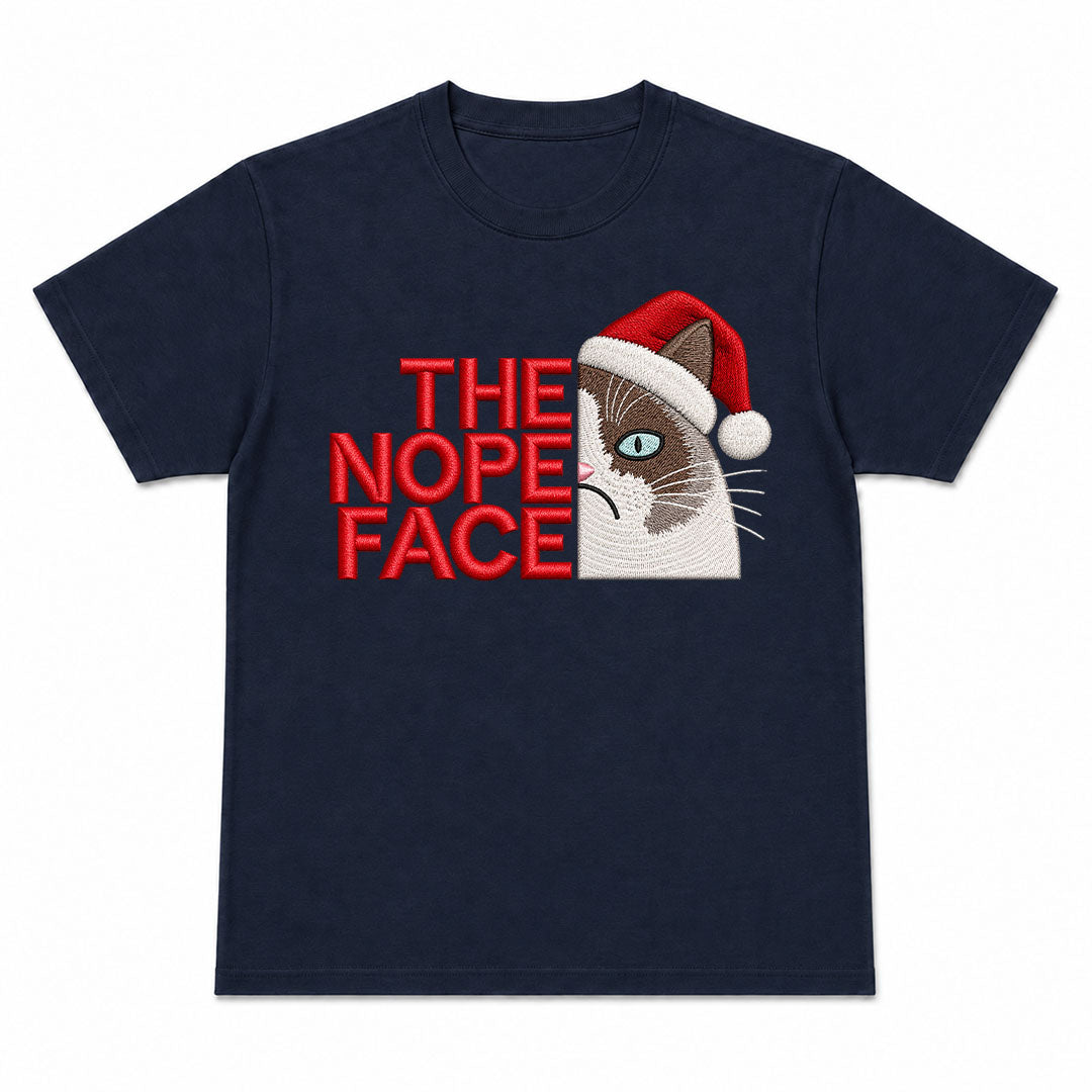 THE NOPE FACE - Kerst T-Shirt