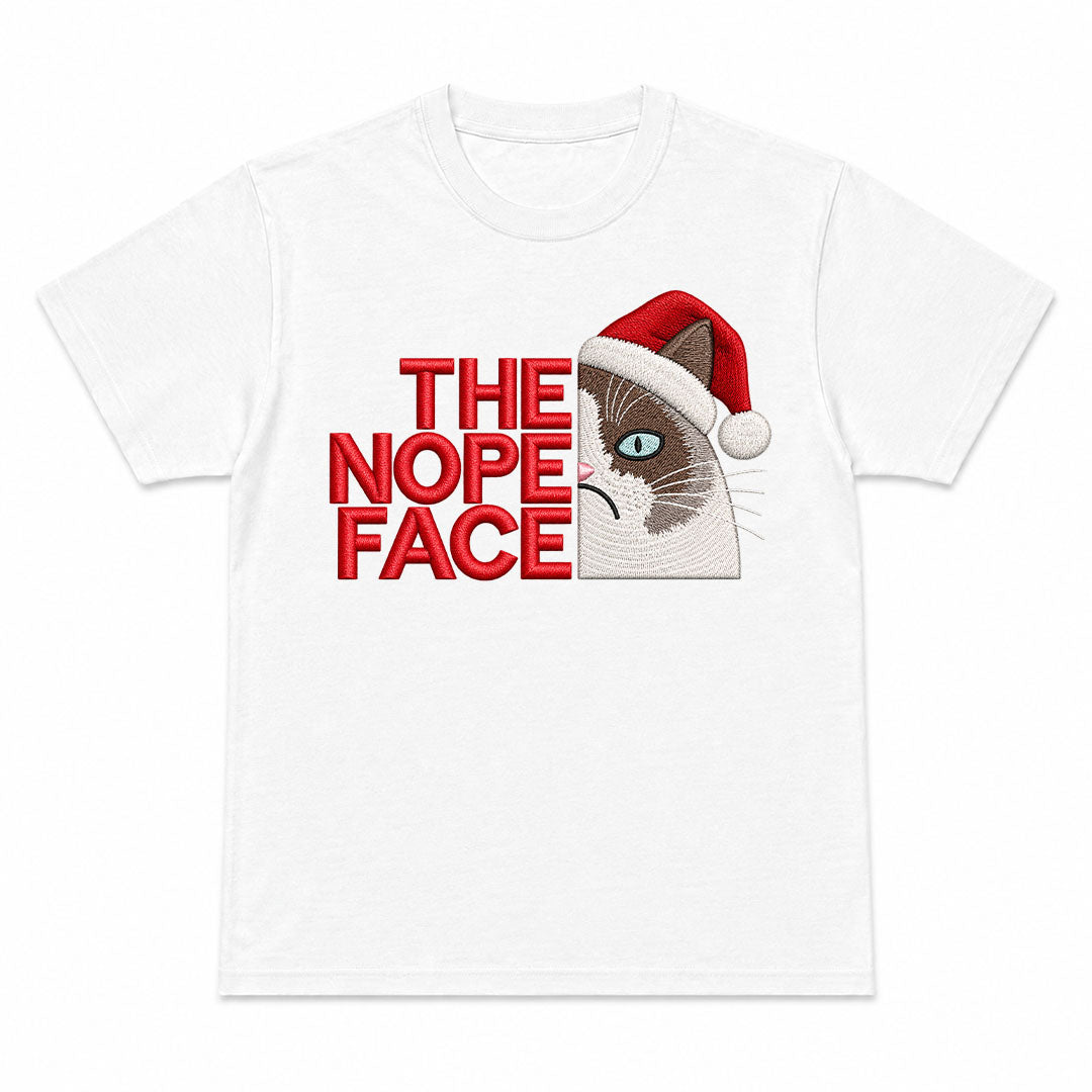 THE NOPE FACE - Kerst T-Shirt