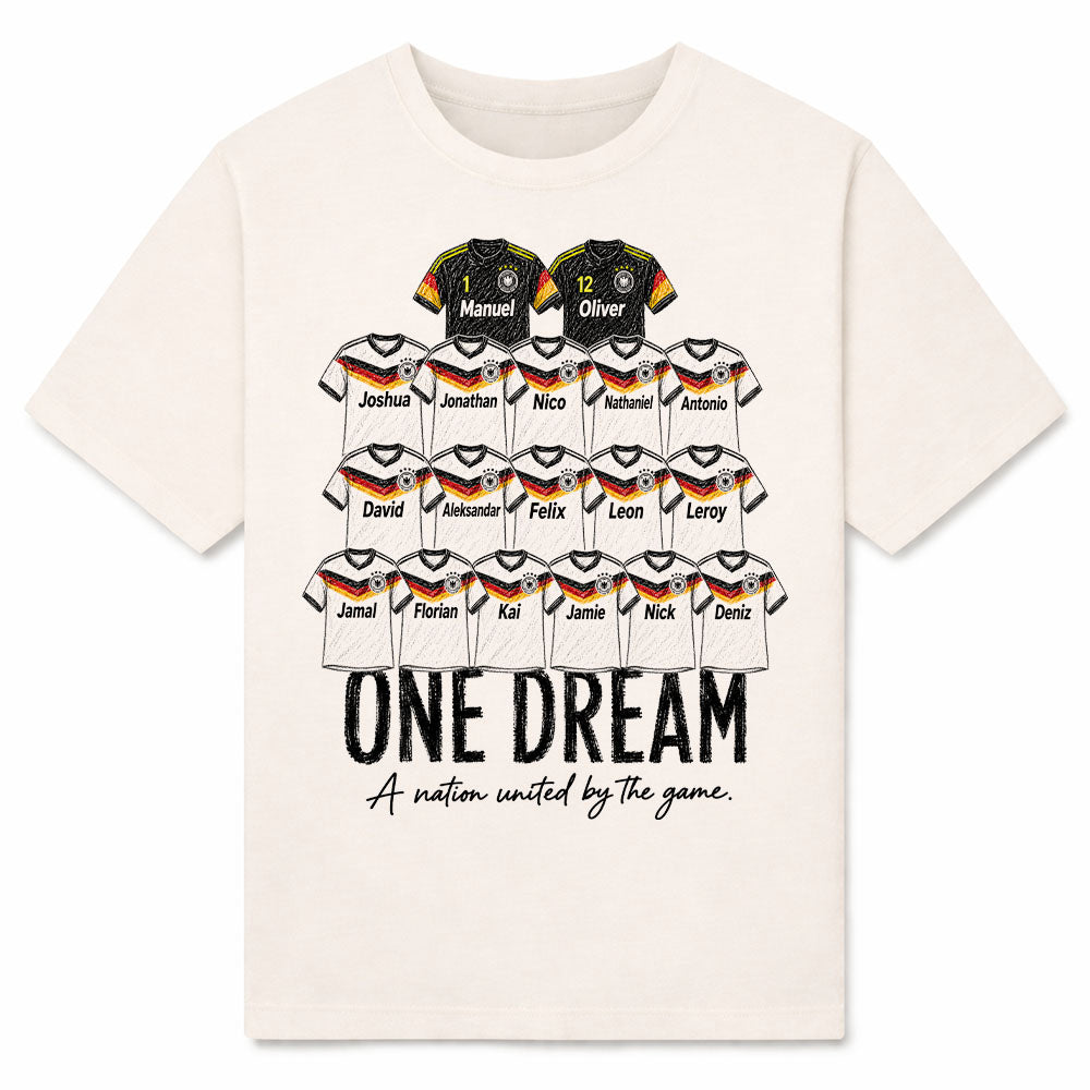 ONE DREAM FULL TEAM - Premium T-Shirt Unisex