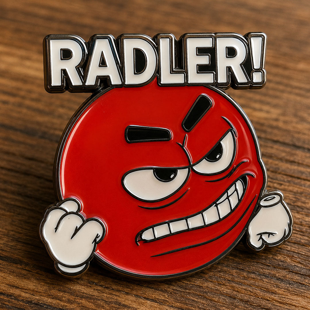 RADLER MEME - Trachten-Anstecker