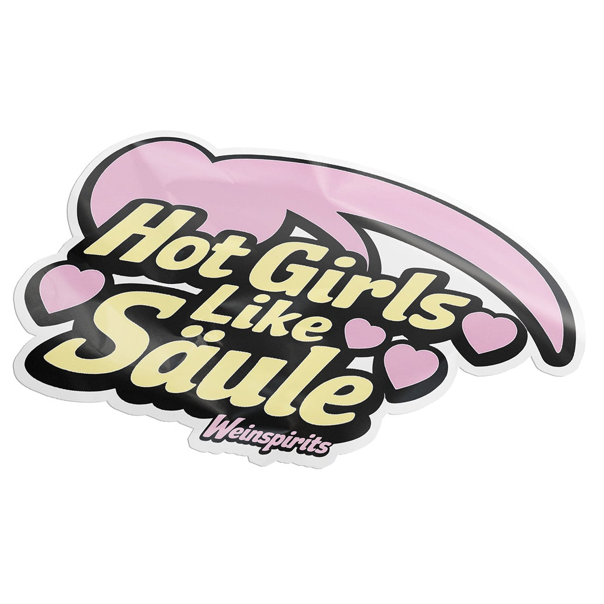 HOT GIRLS SÄULE - Sticker